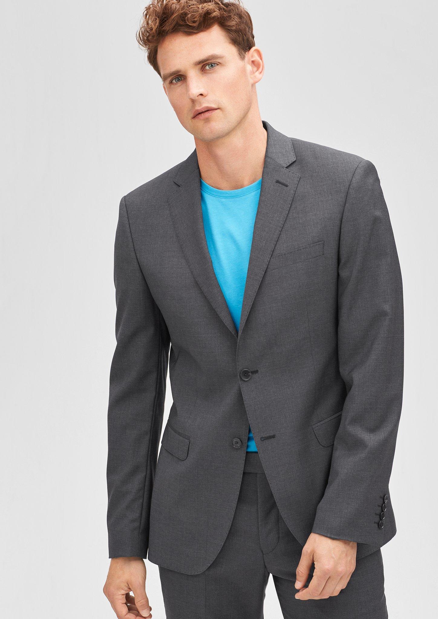 Veston en laine vierge in 9898