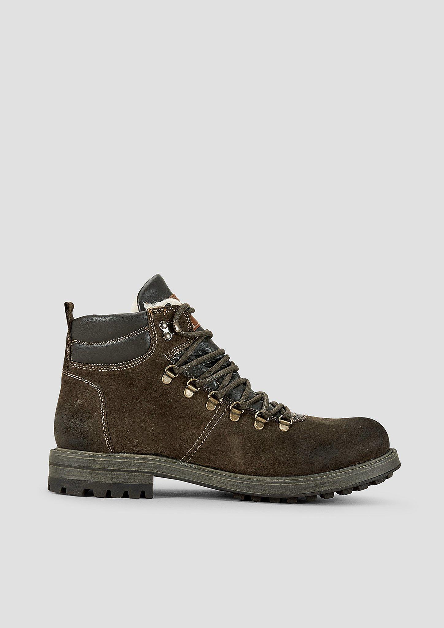 Herren Lederboots in braun von s.Oliver