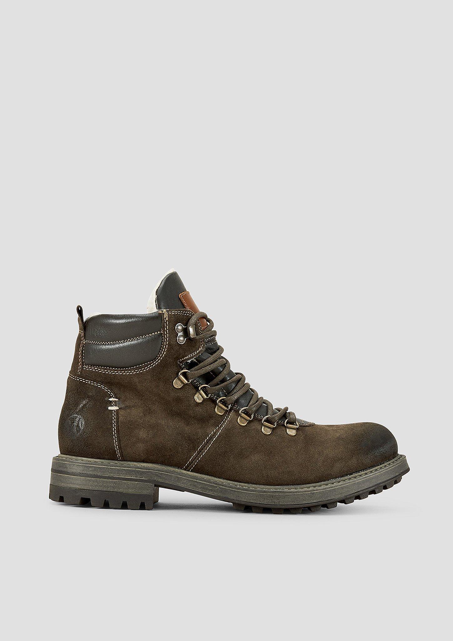 Herren Derbe Lederboots im Hiking-Look in  von s.Oliver