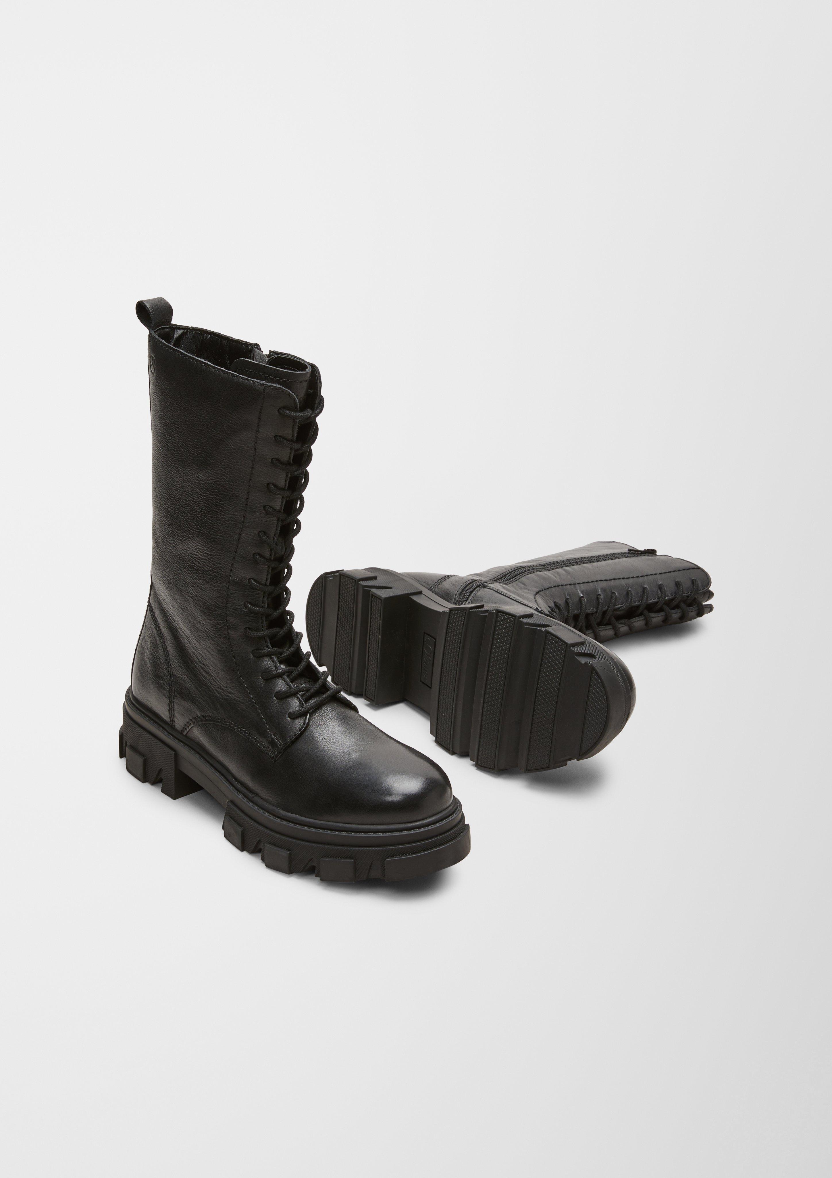 s.Oliver Hohe Schnürstiefel