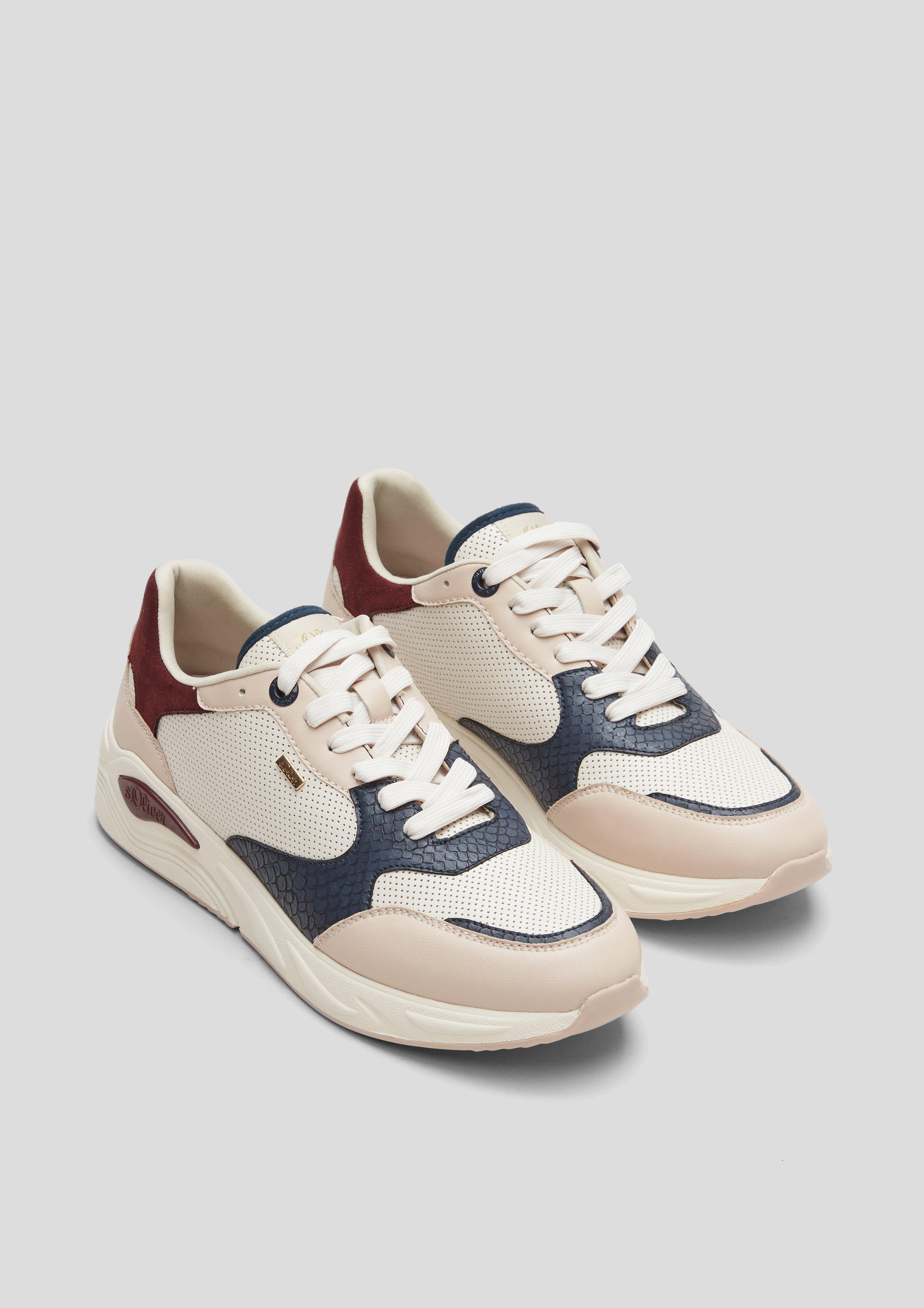 Damen Sneaker im Materialmix in  von s.Oliver