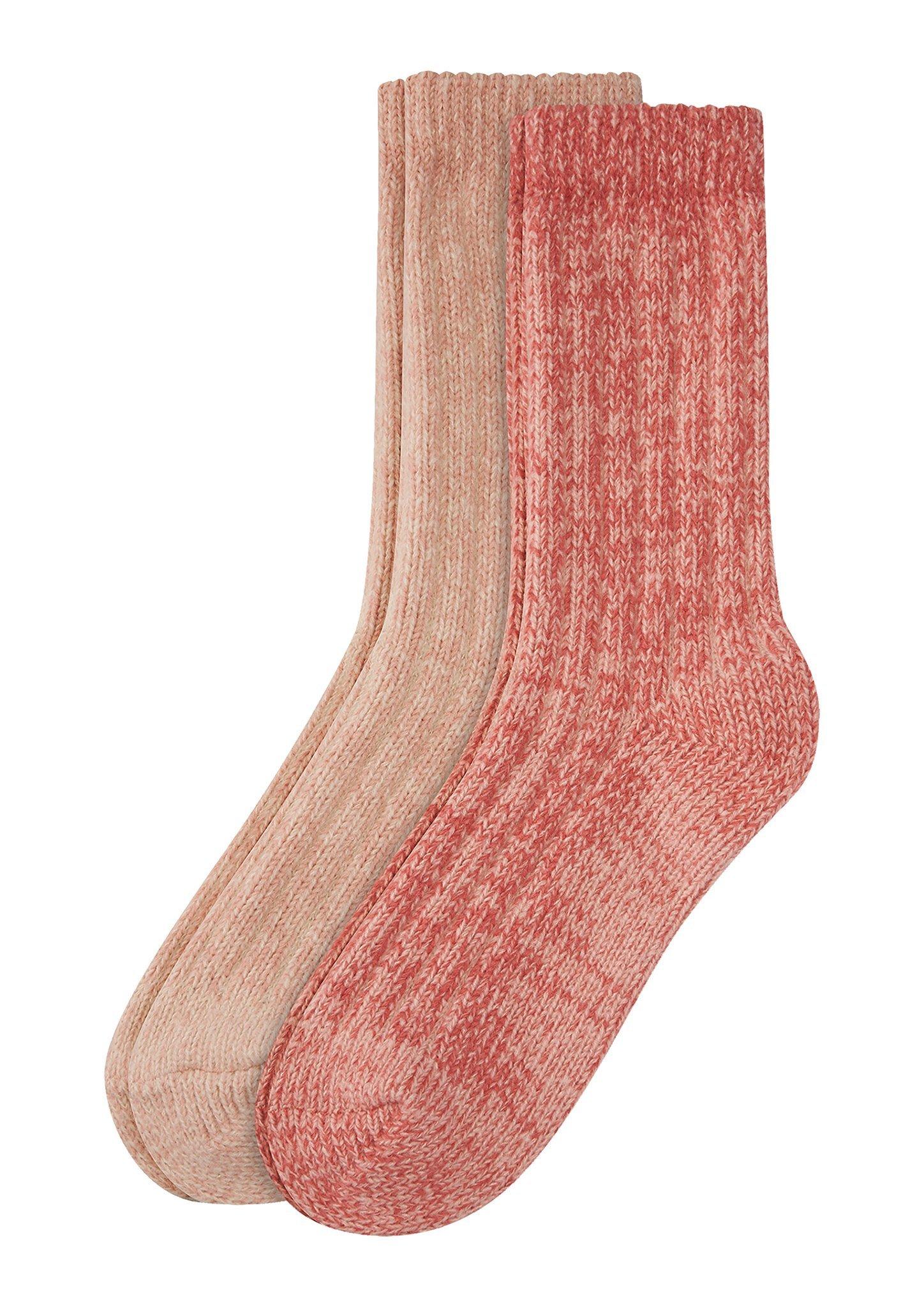 S.Oliver 2er-Pack weiche Rippstrick-Socken