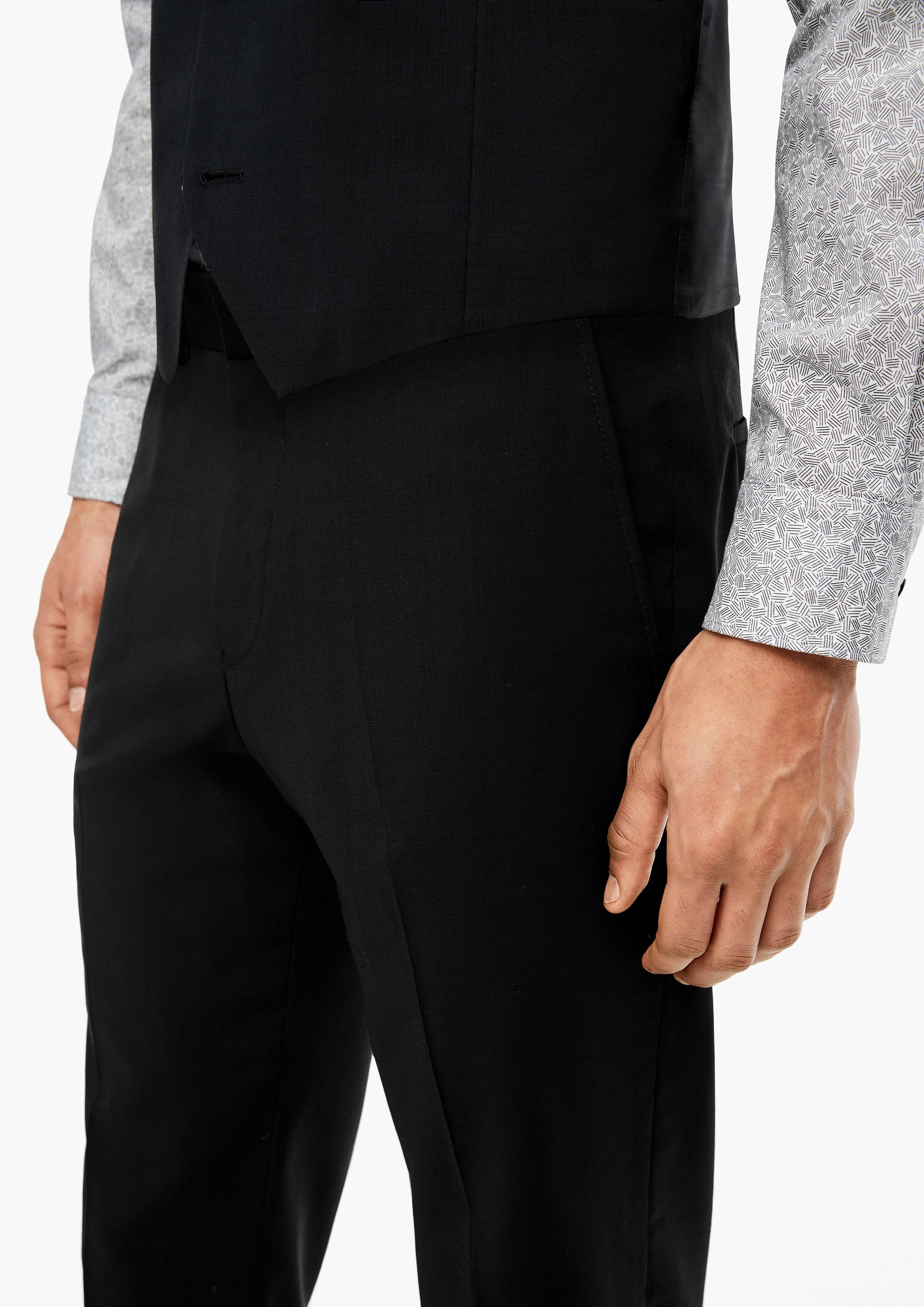 Woven fabric trousers in 9999 & 5959