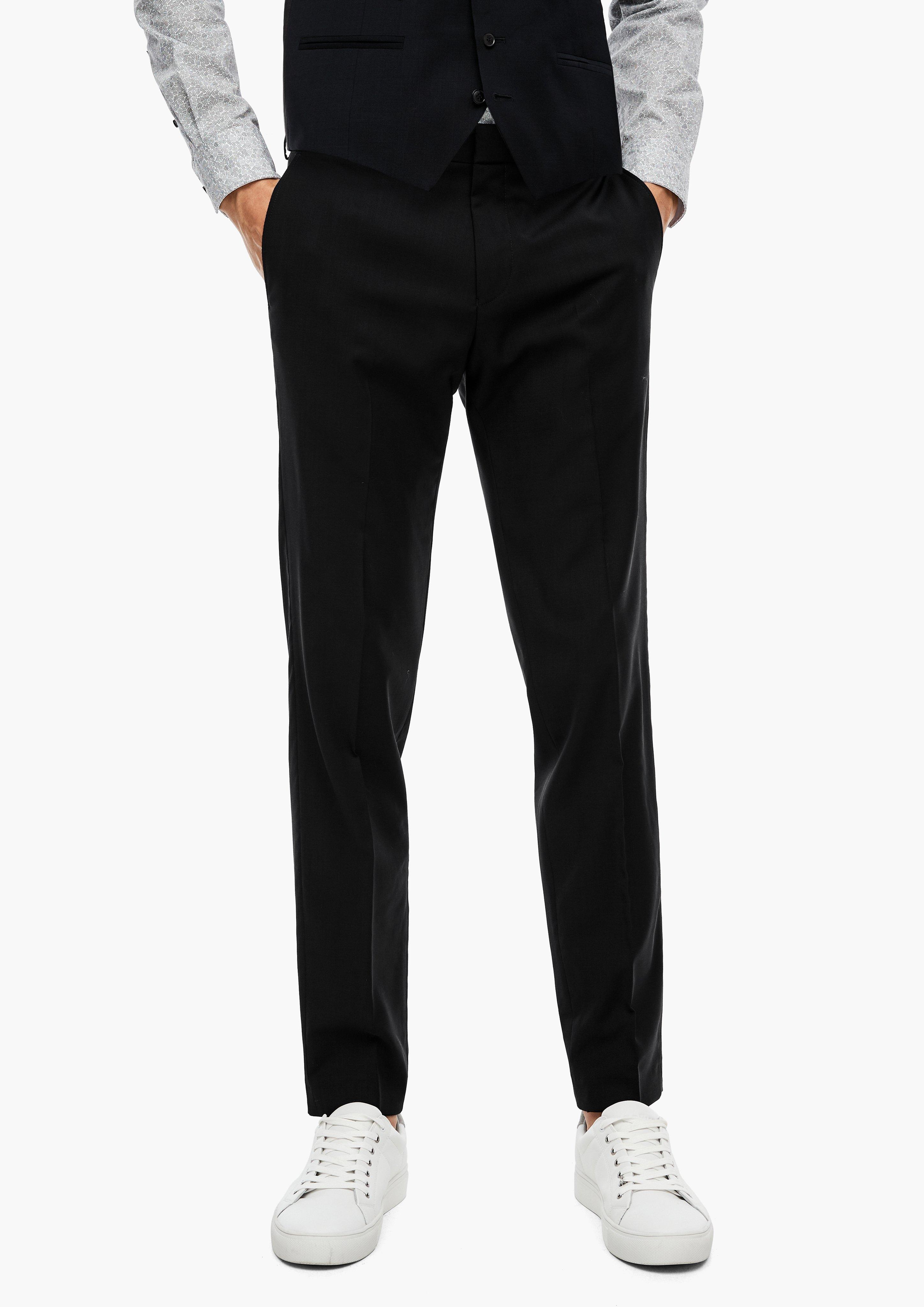 Woven fabric trousers in 9999 & 5959