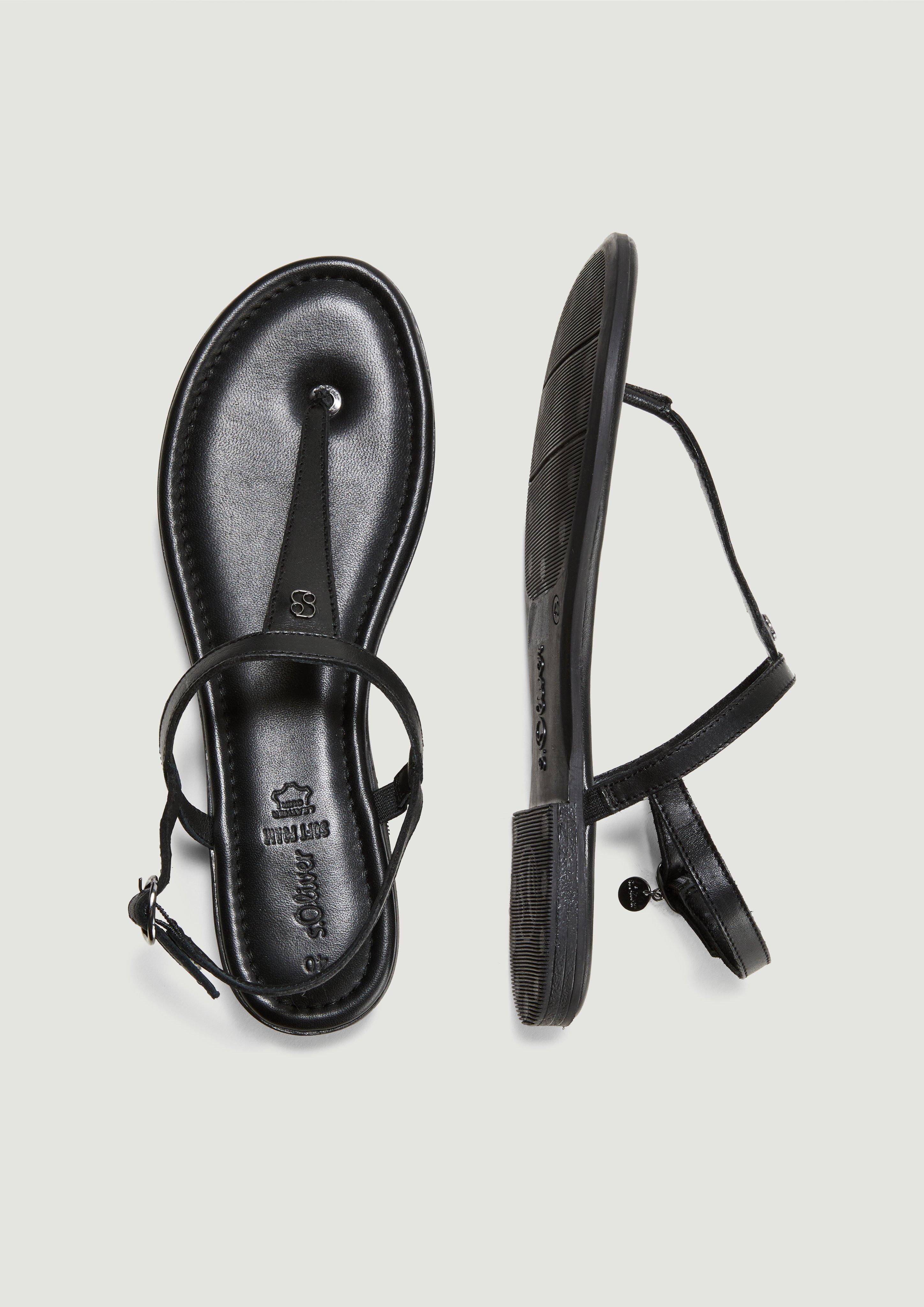 s.Oliver Riemchensandalen aus Echtleder