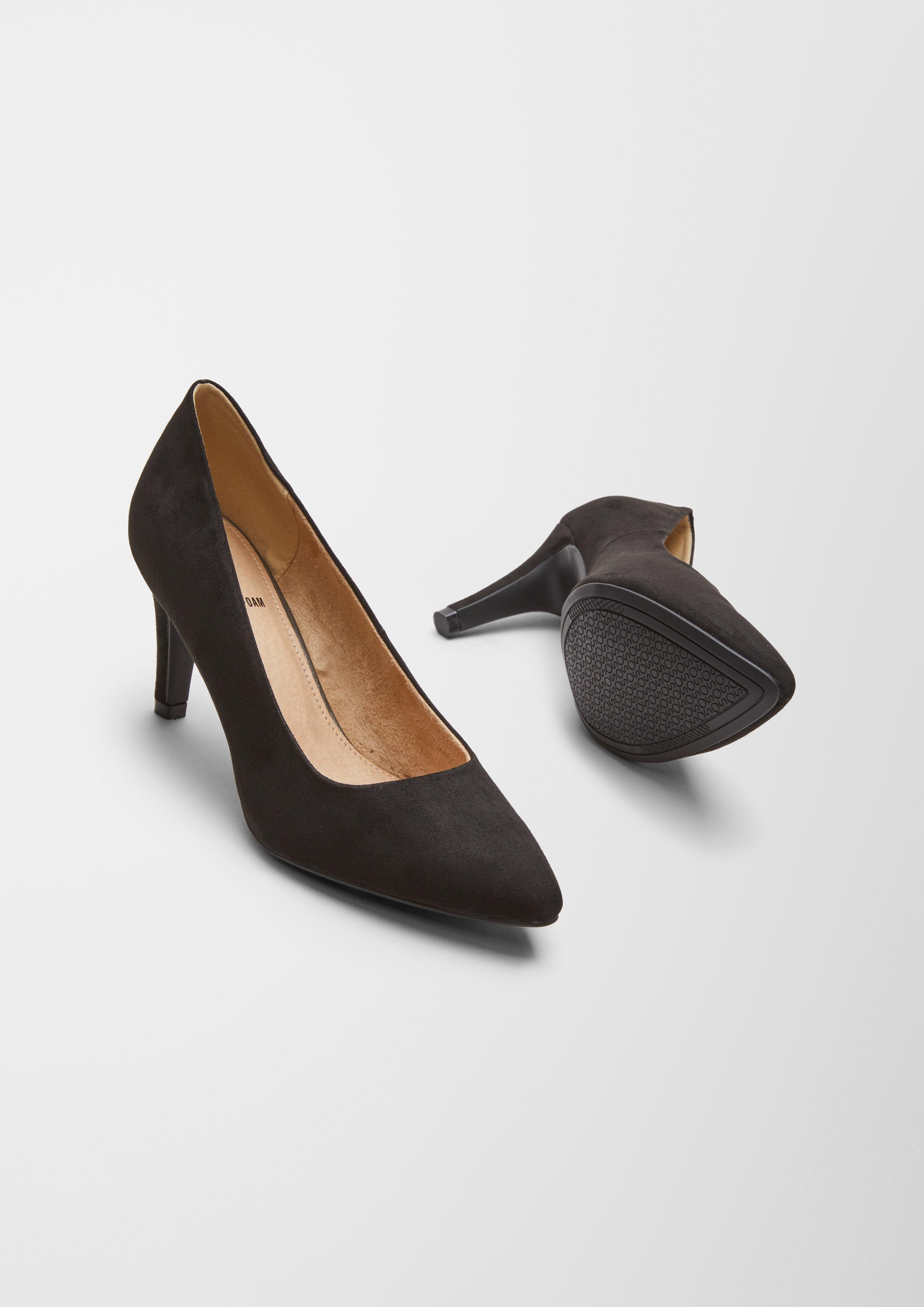 s.Oliver Pumps in Veloursleder-Optik