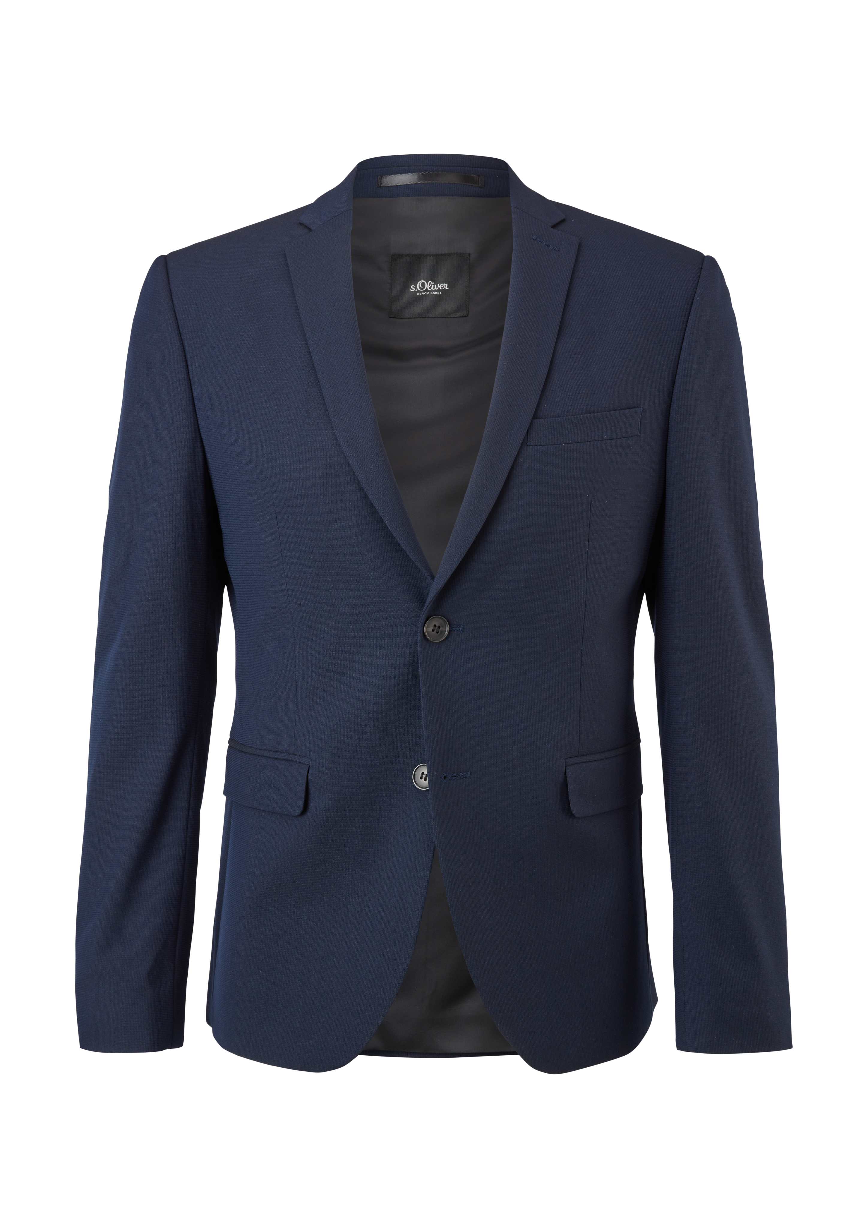 s.Oliver - Slim: Indoor-Sakko, Herren, blau