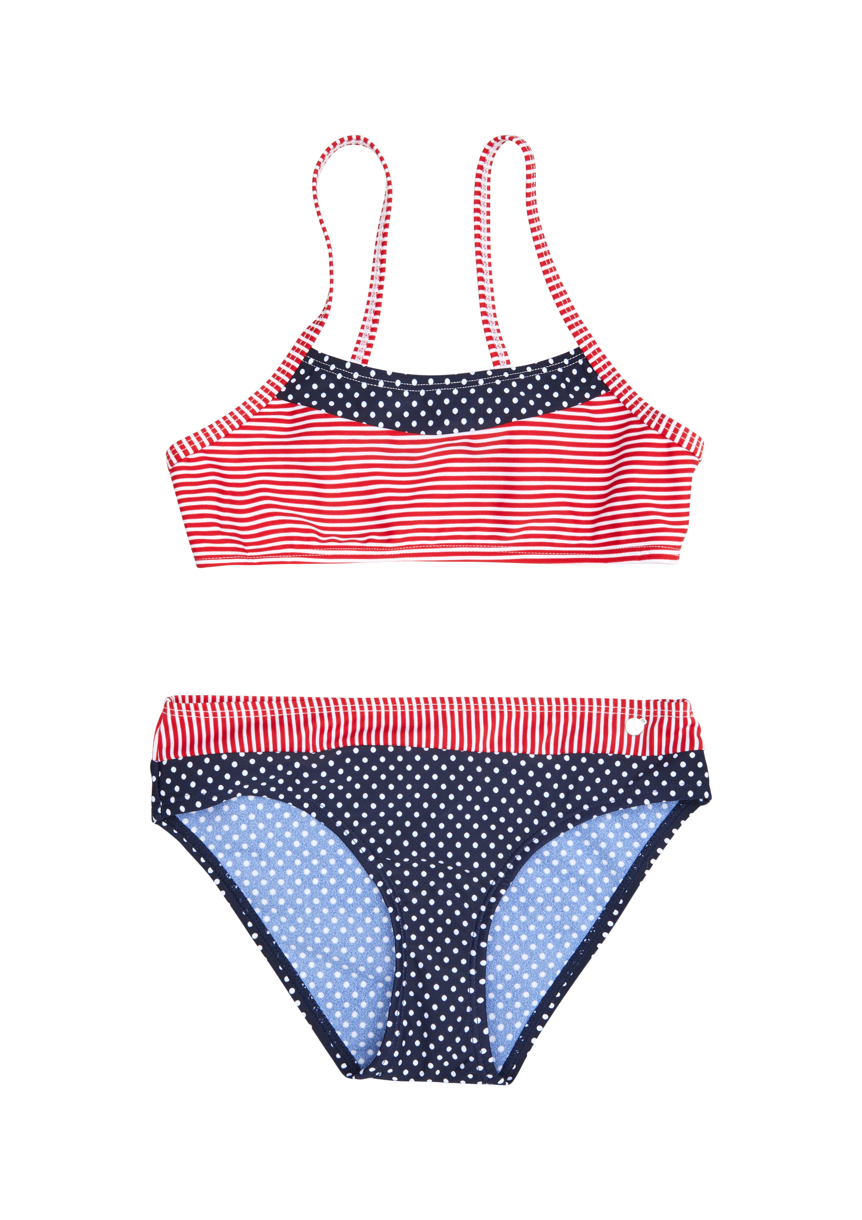 Bustier Bikini mit Muster