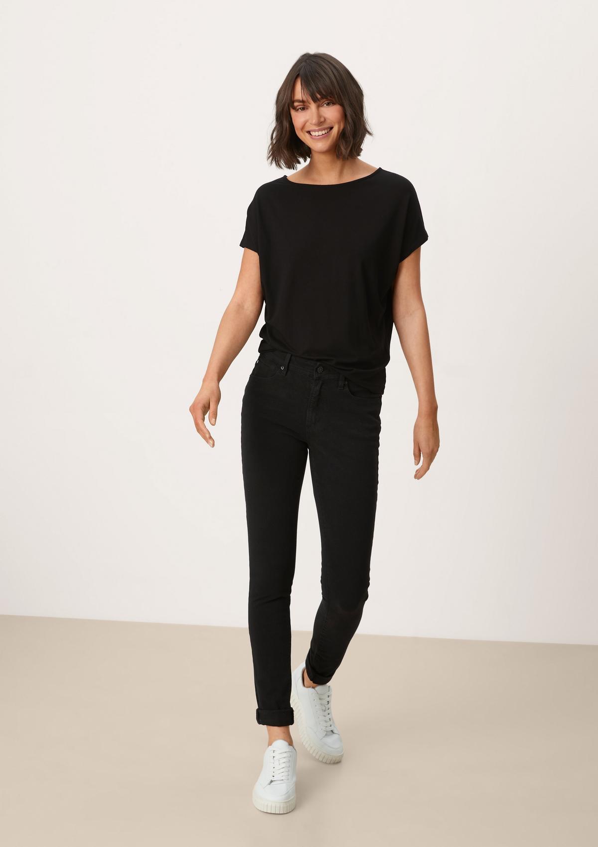 Izabell jeans / skinny fit / mid rise / skinny leg - black