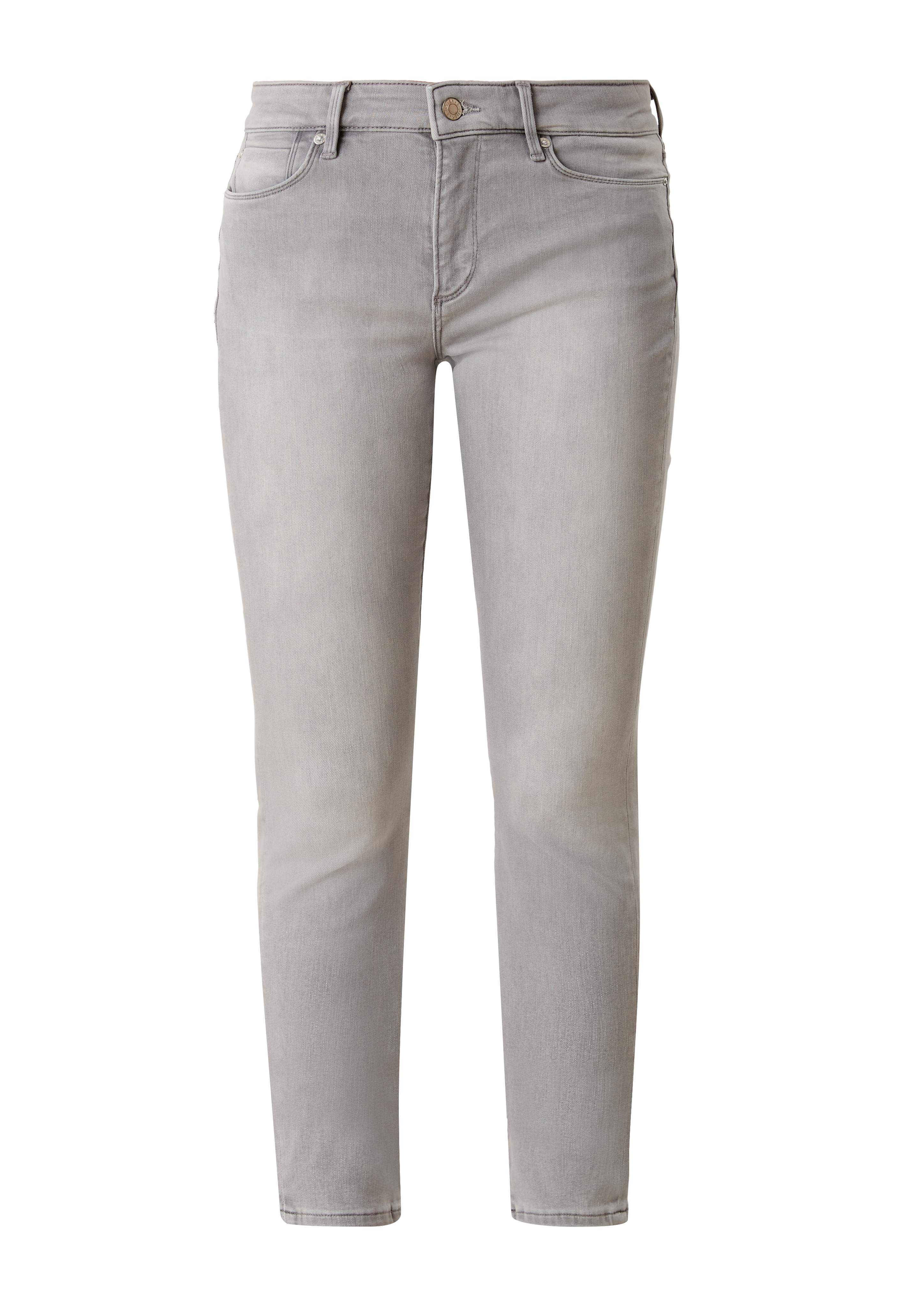 s.Oliver - Jeans Izabell / Skinny Fit / Mid Rise / Skinny Leg, Damen, grau