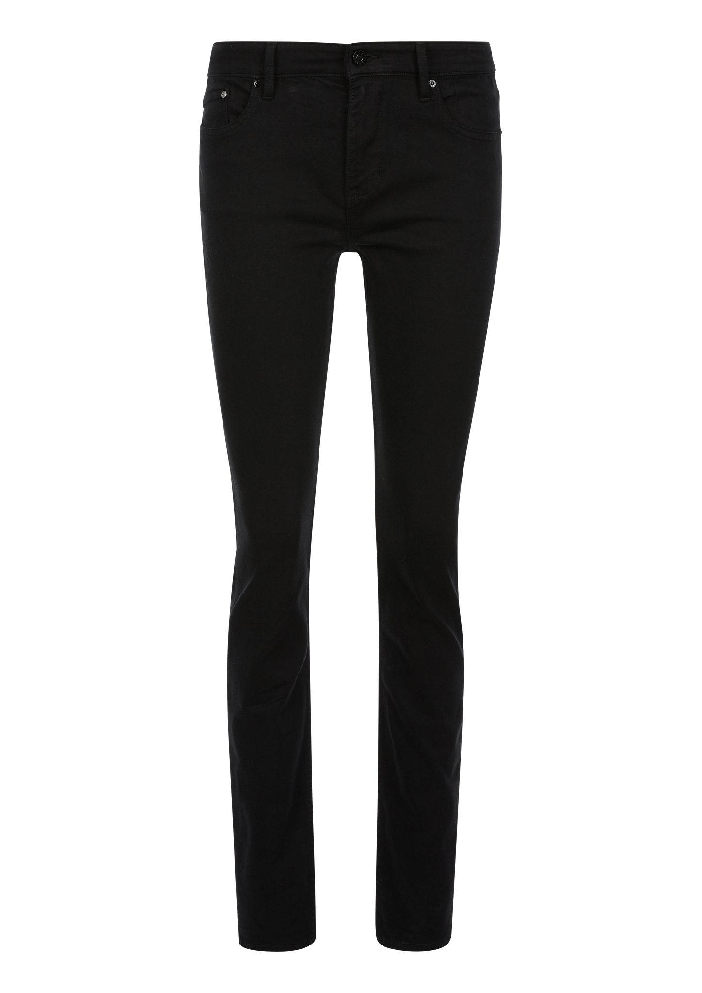 Jeans Betsy / Slim Fit / Mid Rise / Slim Leg schwarz s.Oliver