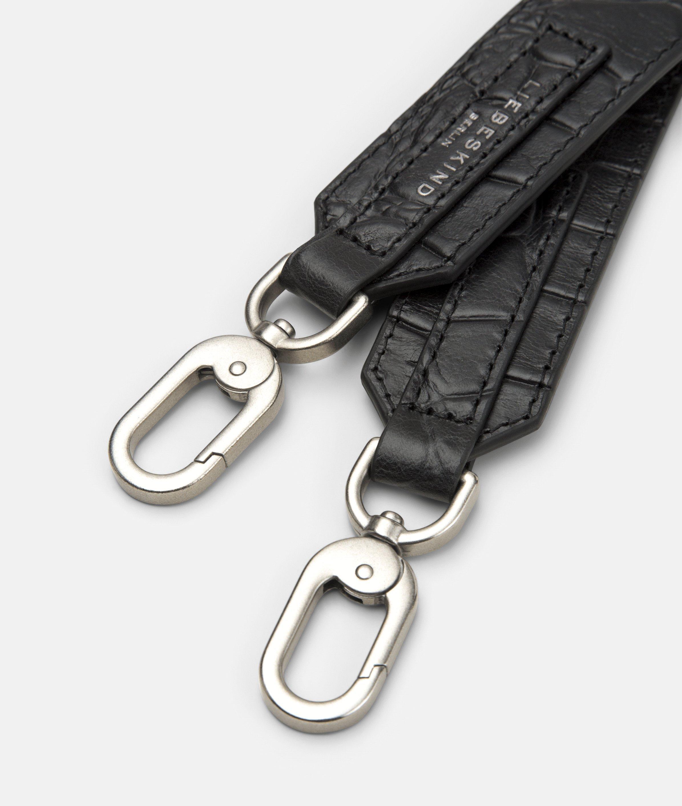 Fancy Strap Kroko in schwarz