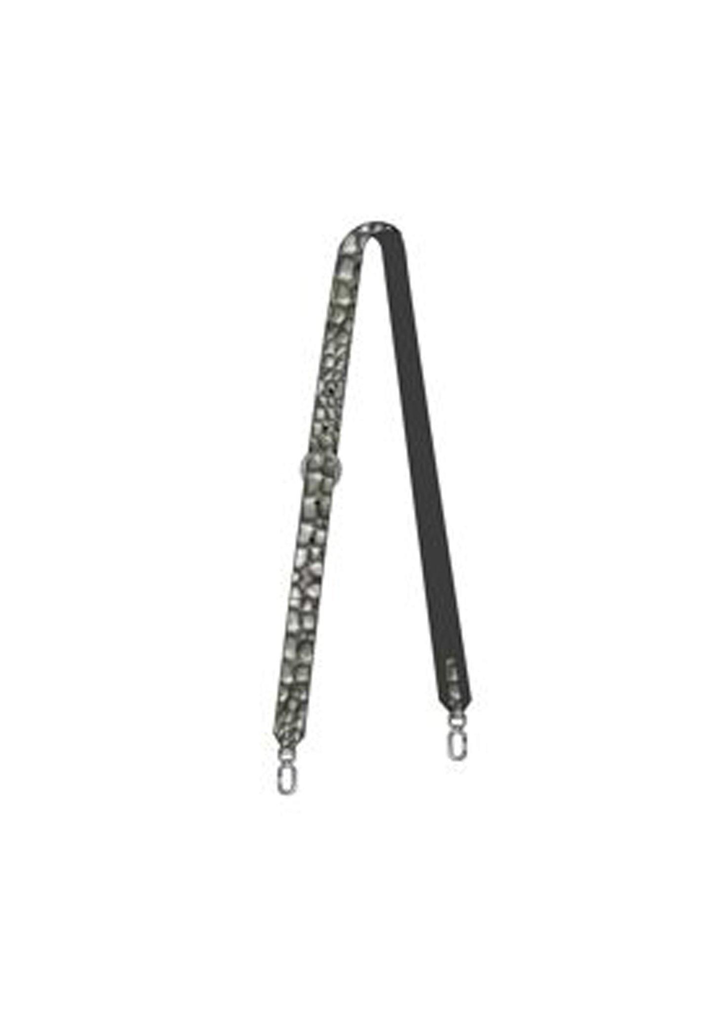 Fancy Strap Kroko in schwarz