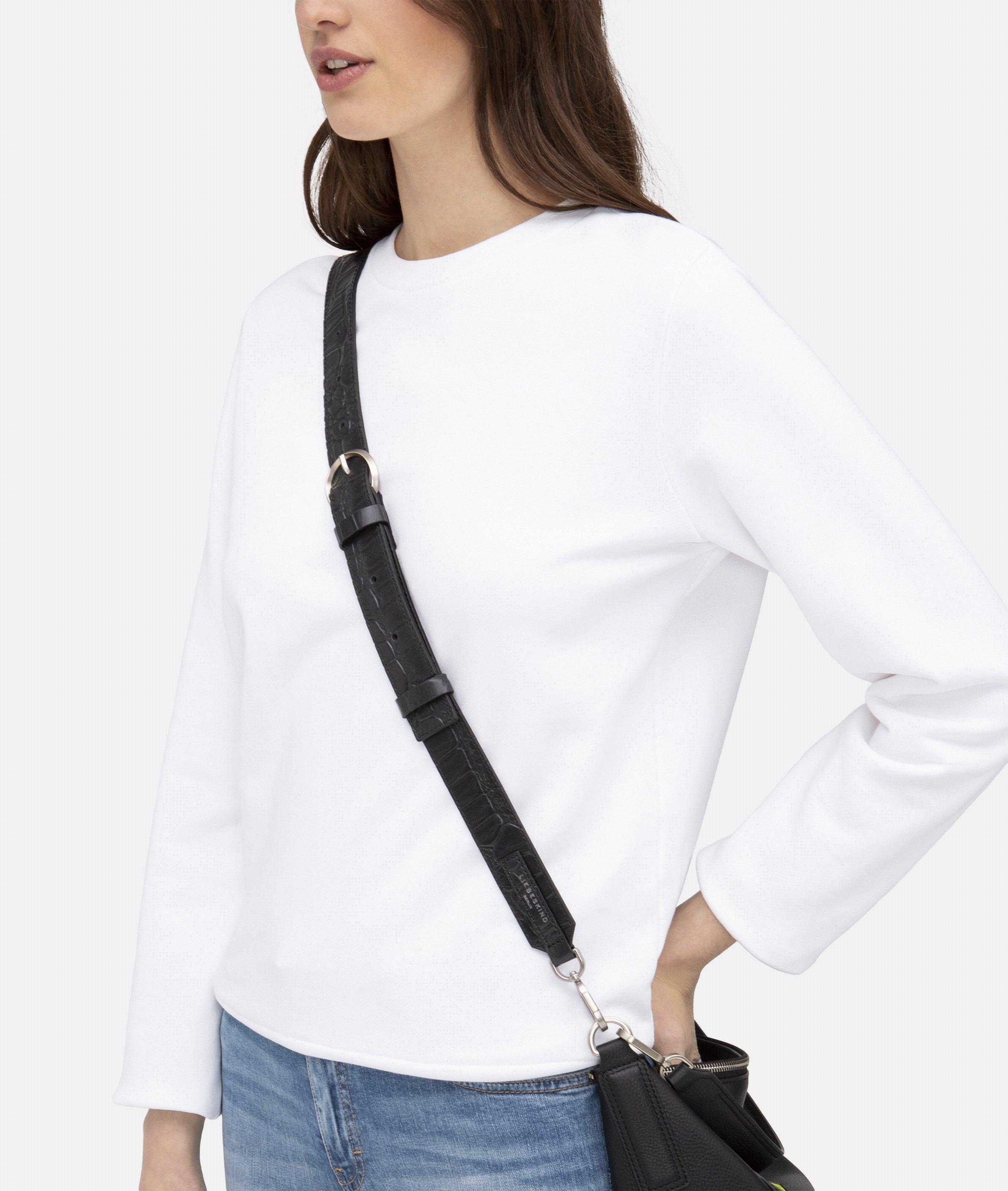 Fancy Strap Kroko in schwarz