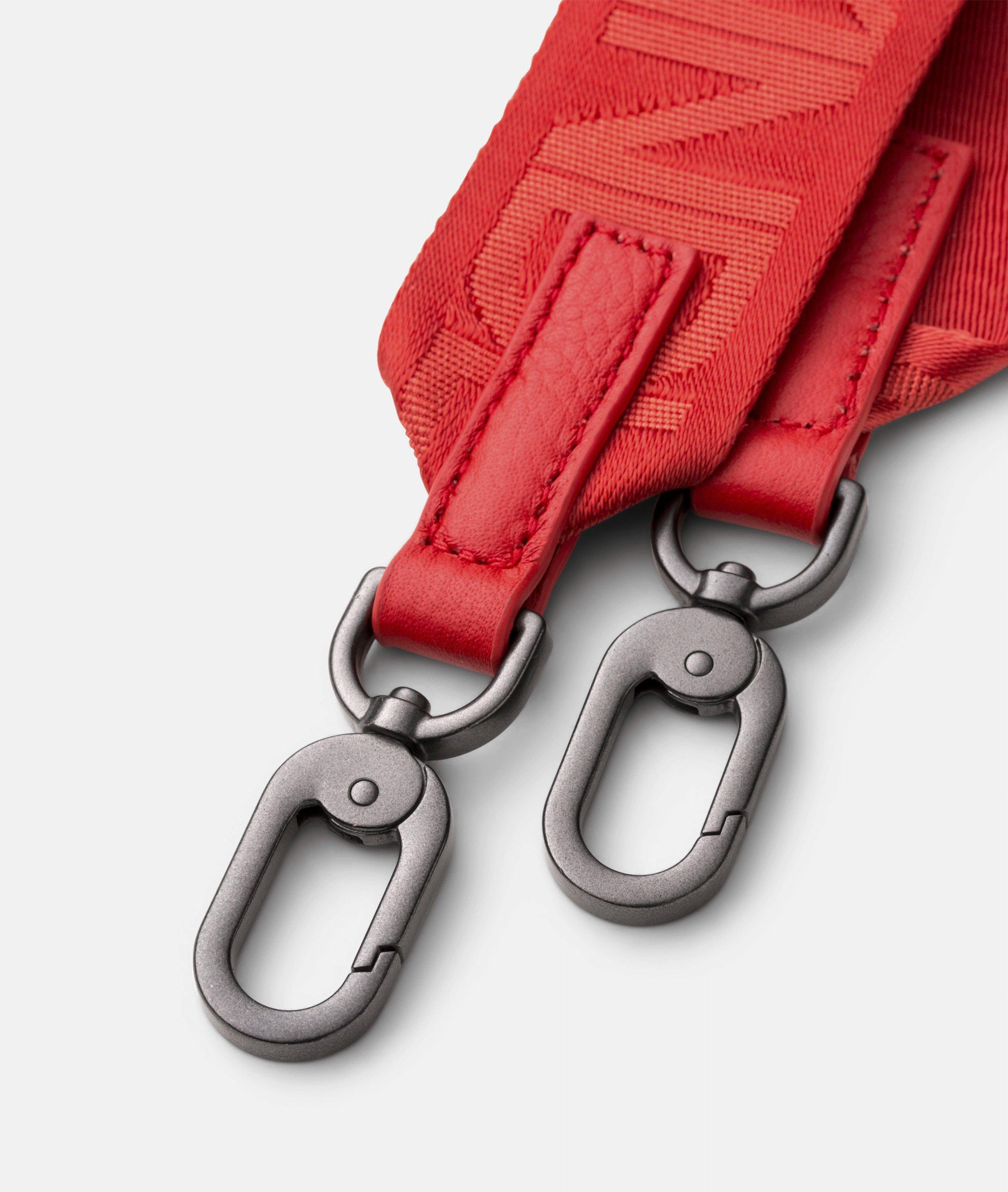 Monterey Webbing Logo Strap in orange