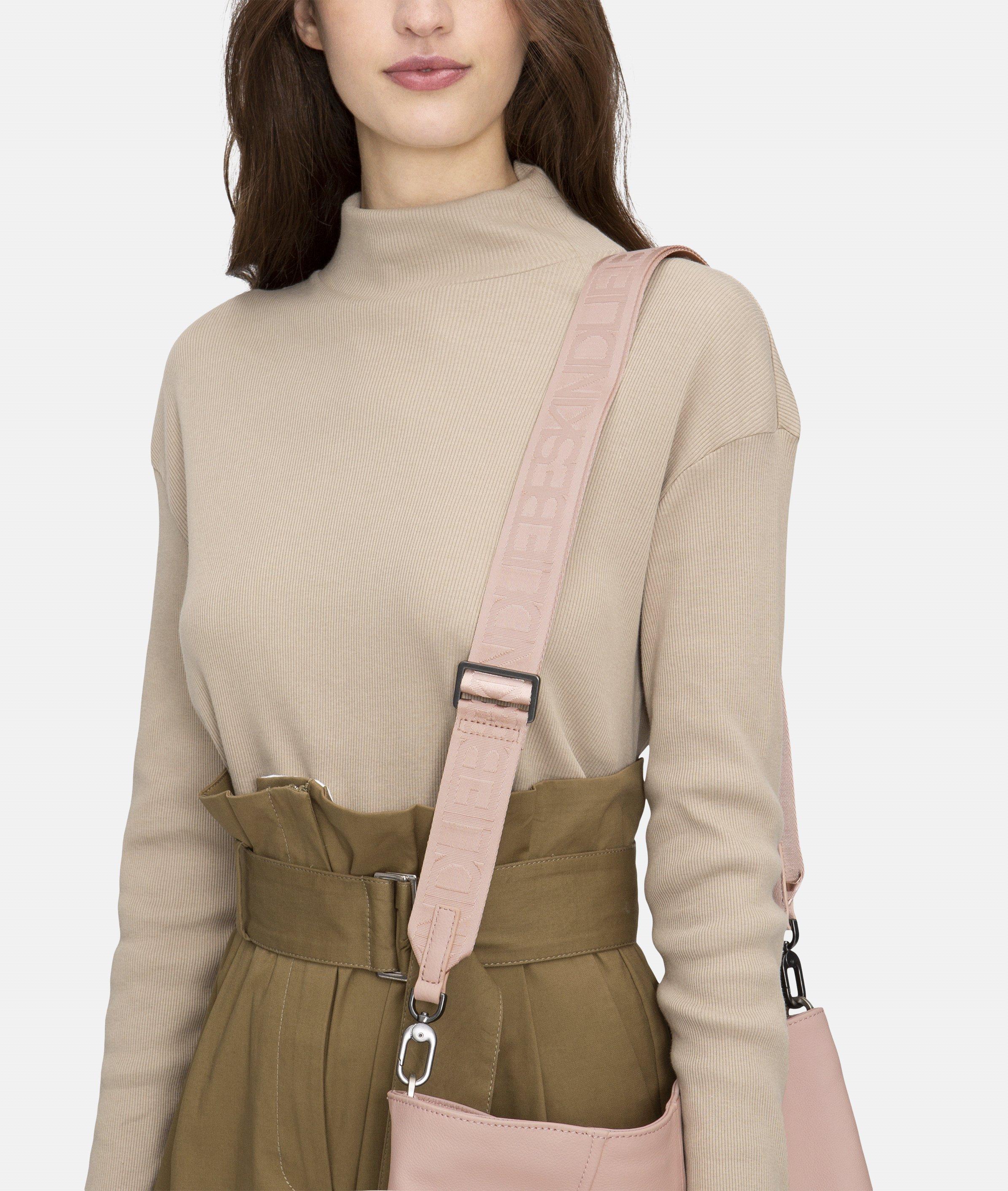 Monterey Webbing Logo Strap in pink