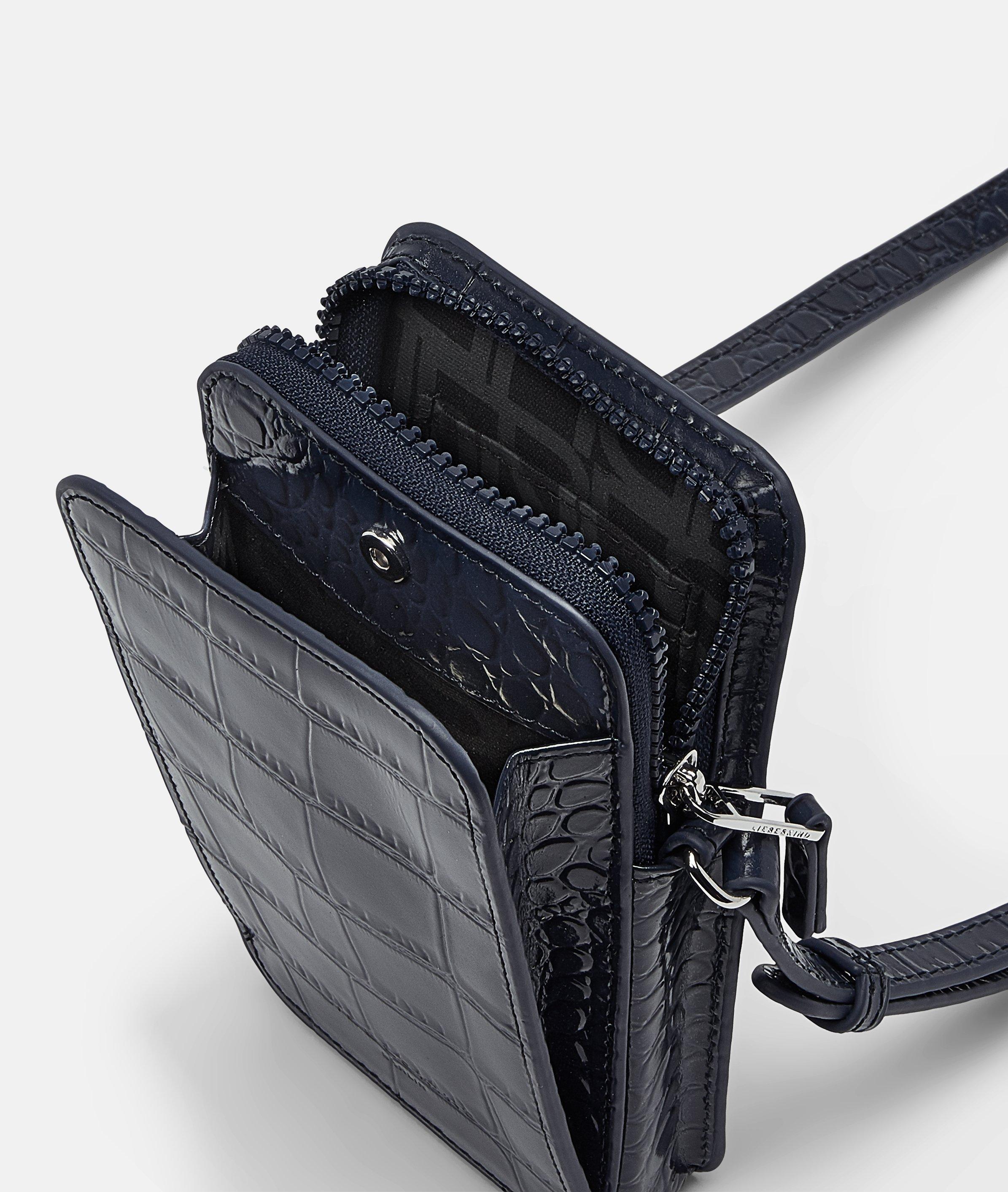 Jodie Kroko Mobile Pouch in blau