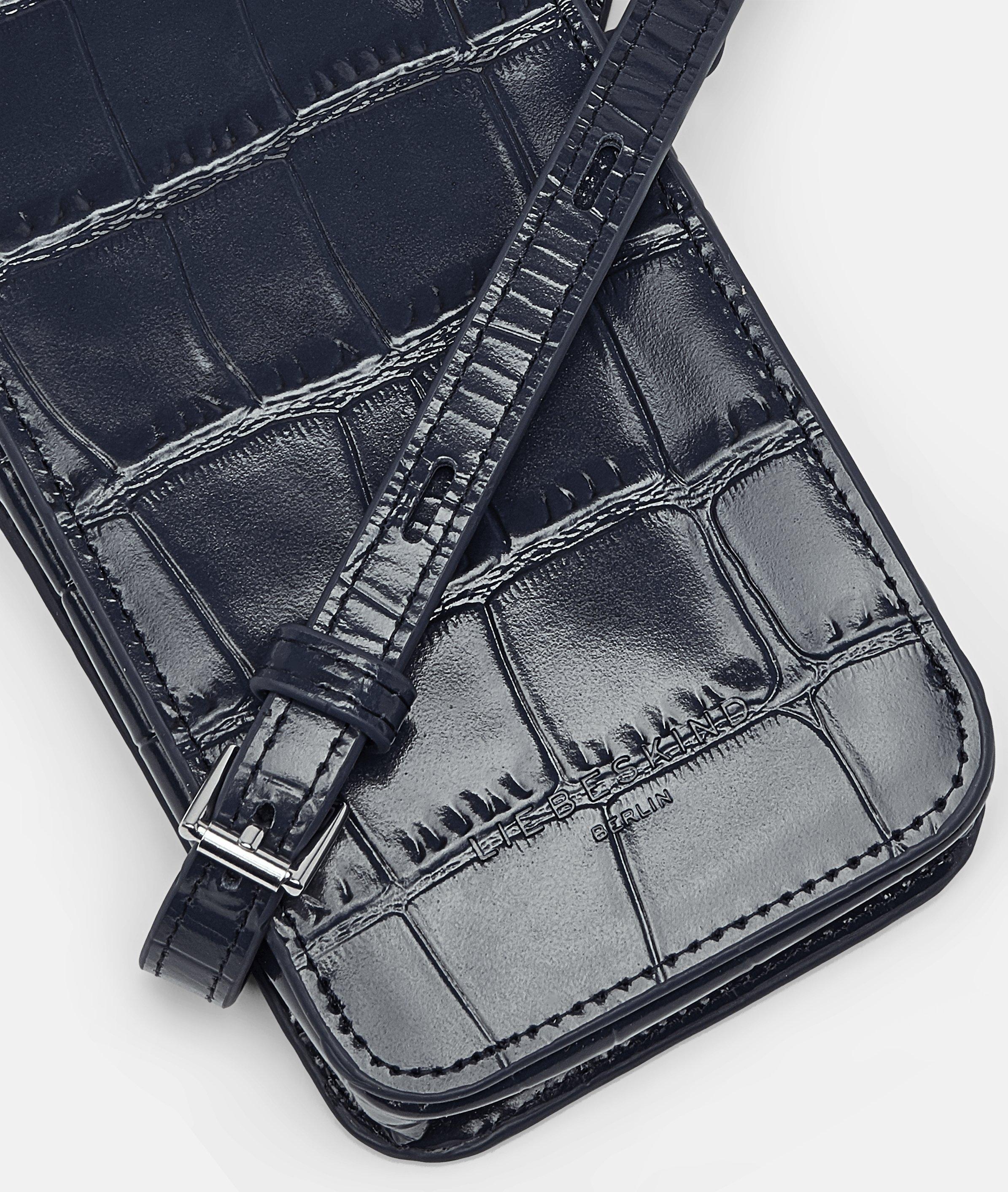 Jodie Kroko Mobile Pouch in blau