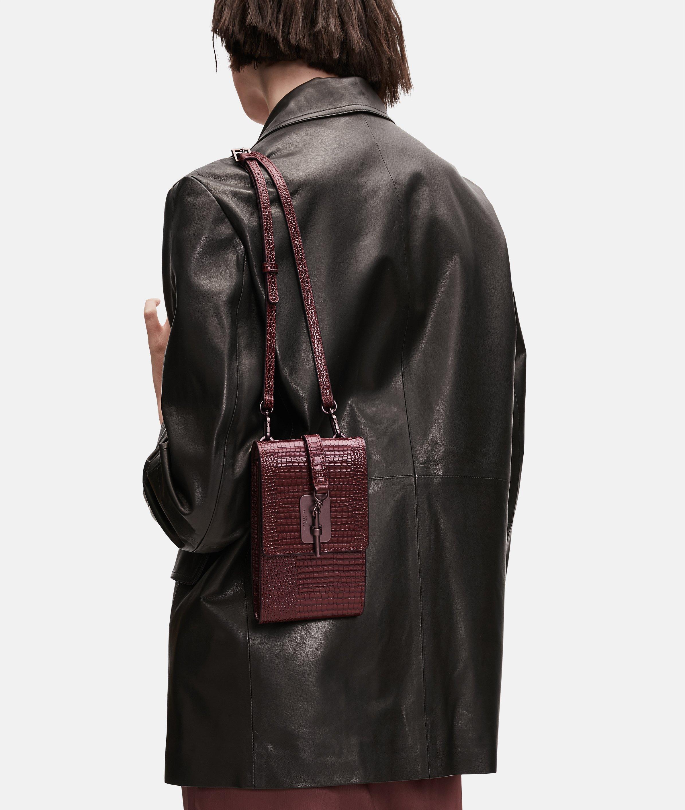 Meryl Lizard Necklace Accessory in rot