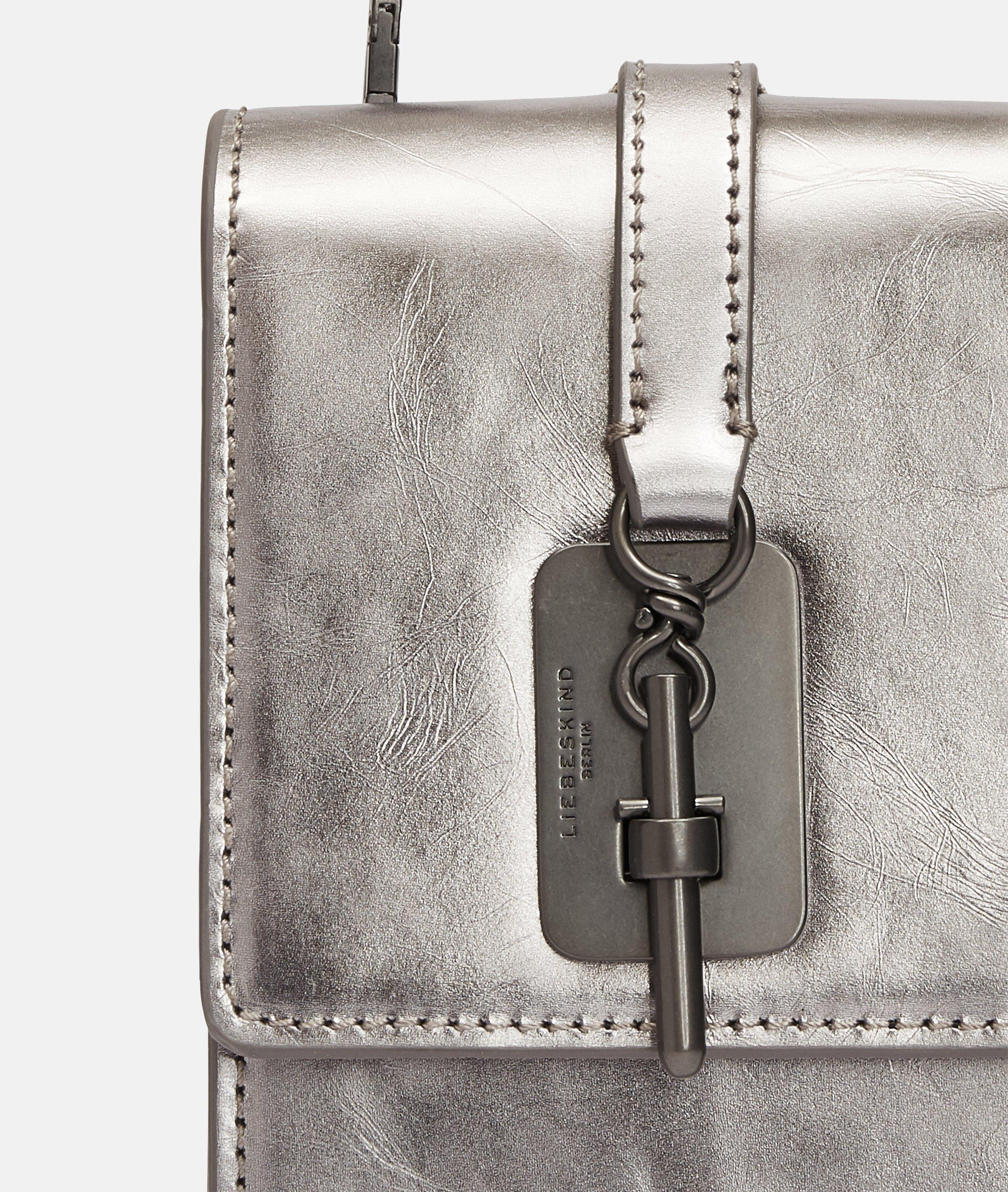 Meryl Metallic Necklace Accessory in grau