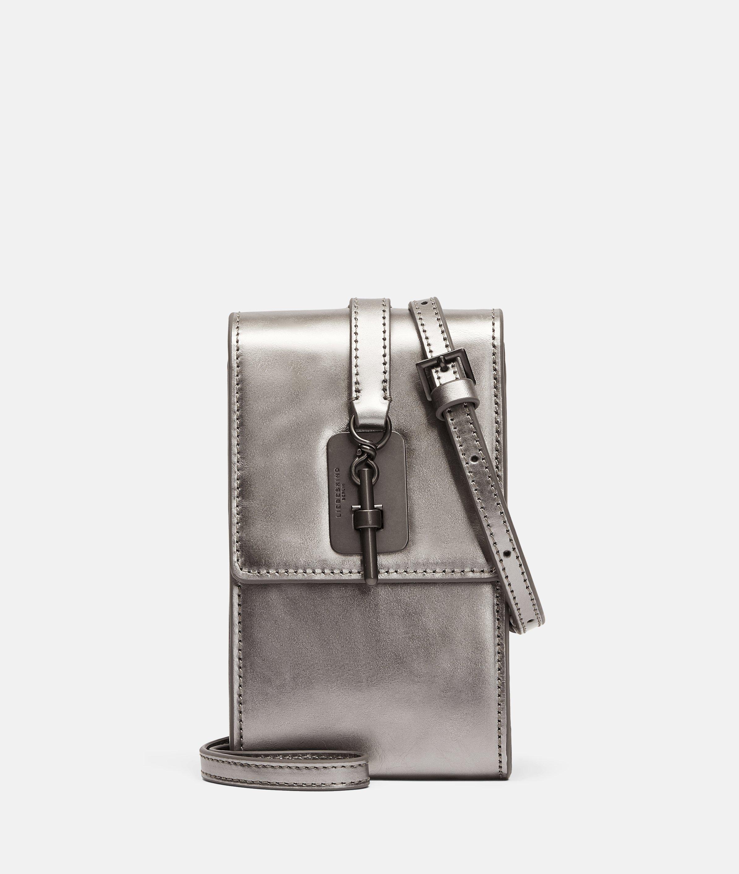 Meryl Metallic Necklace Accessory in grau