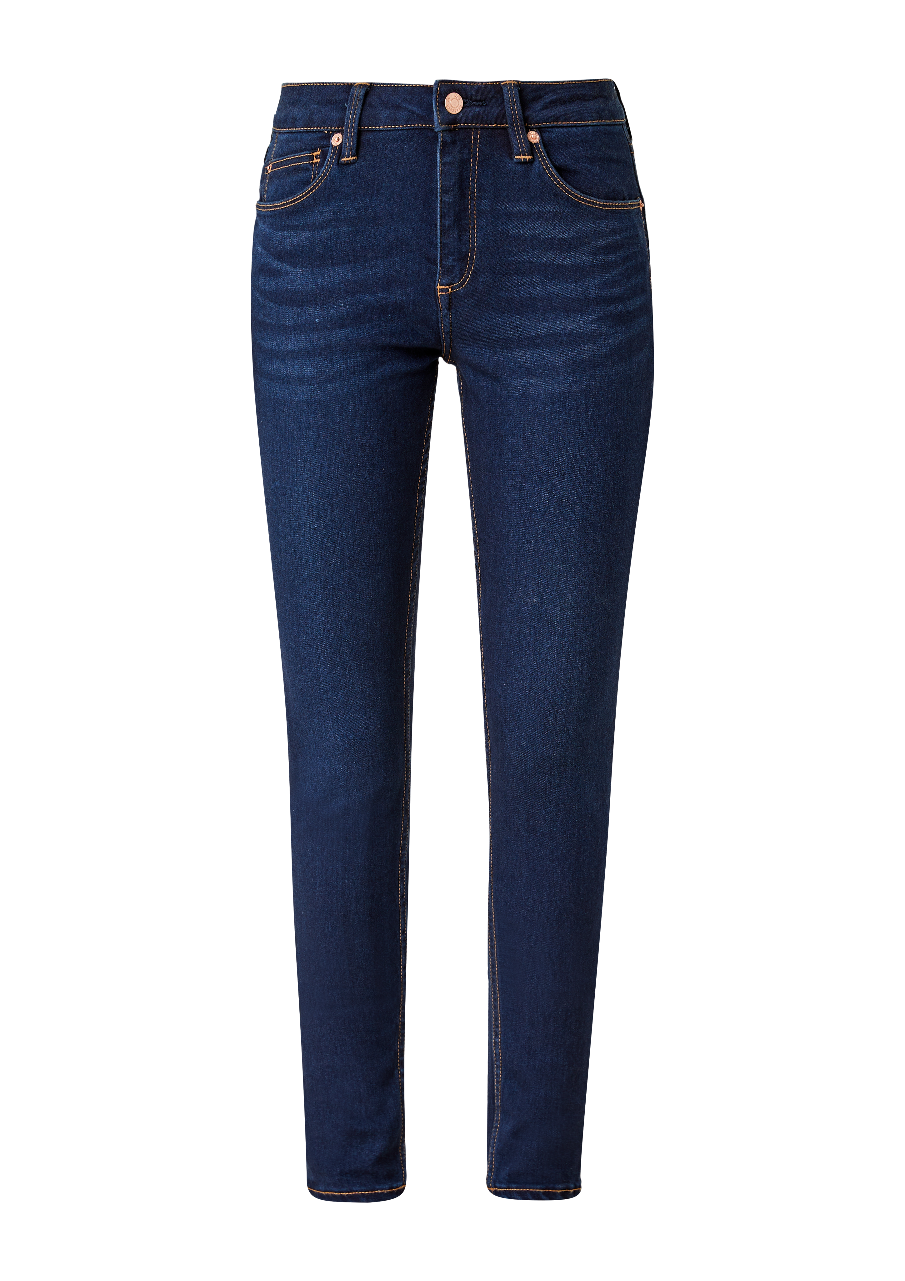 QS - Jeans Sadie / Skinny Fit / Mid Rise / Skinny Leg, Damen, blau