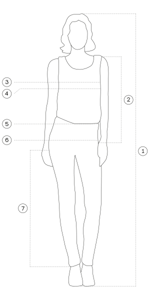 tour de taille femme 82 cm