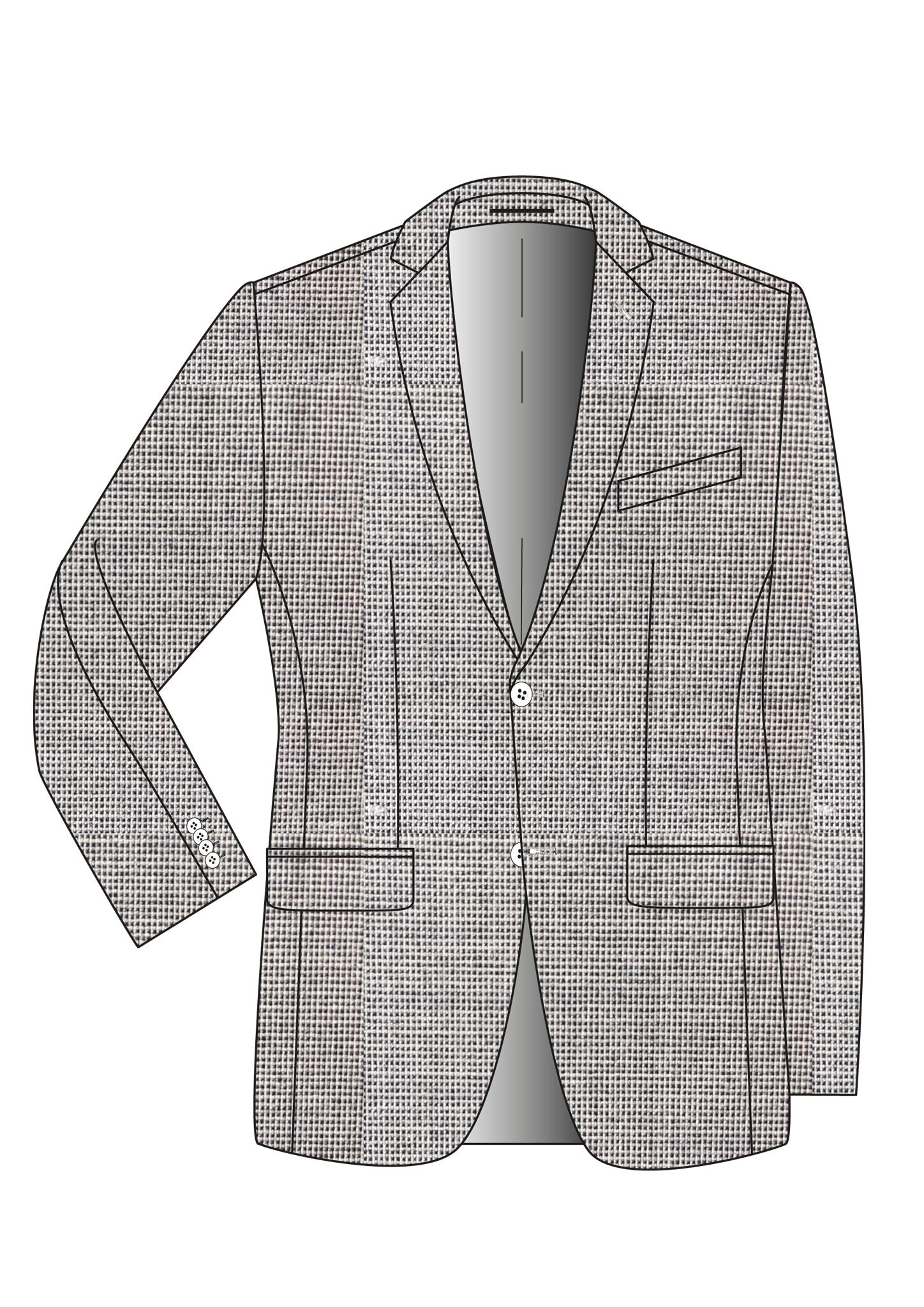 Kurtka wewnętrzna w kolorze 