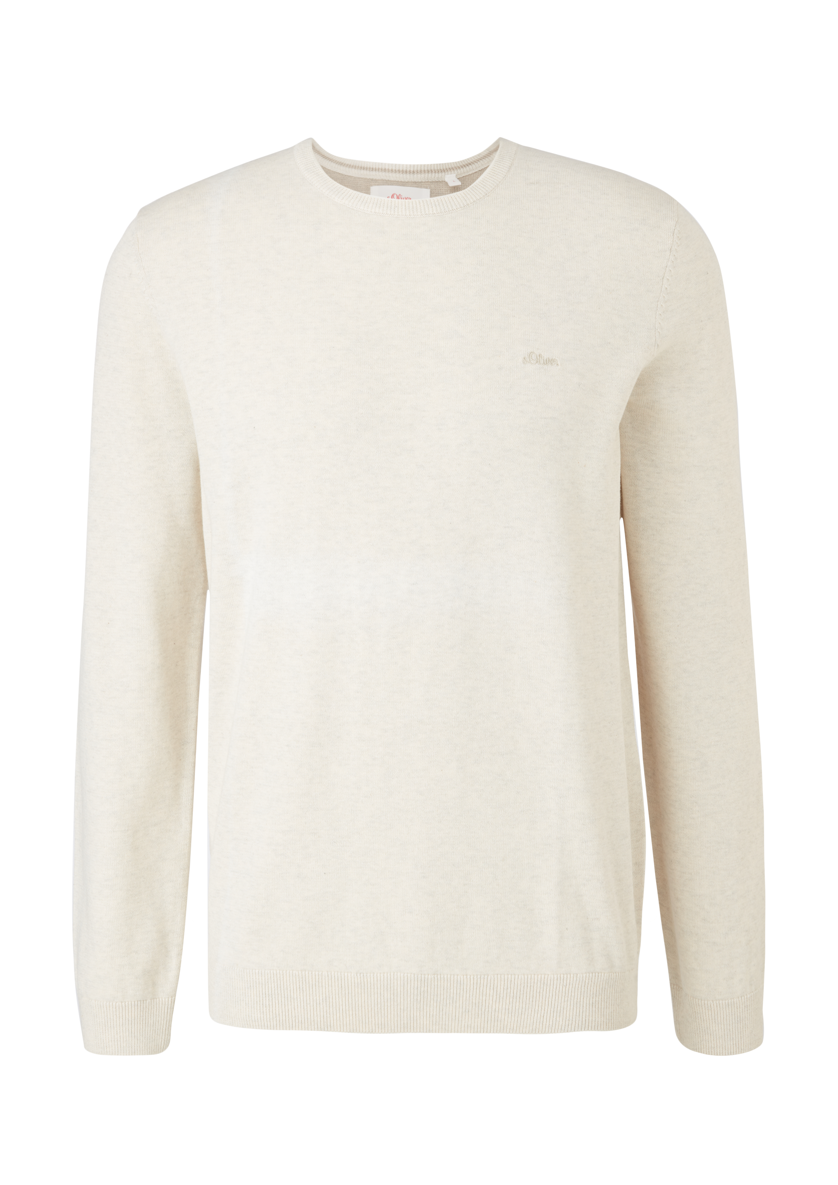 s.Oliver - Pullover aus Feinstrick, Herren, creme