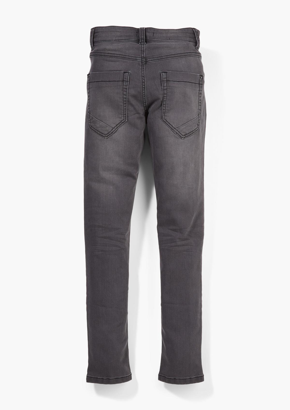 s.Oliver Super Skinny: Jeans with a garment wash