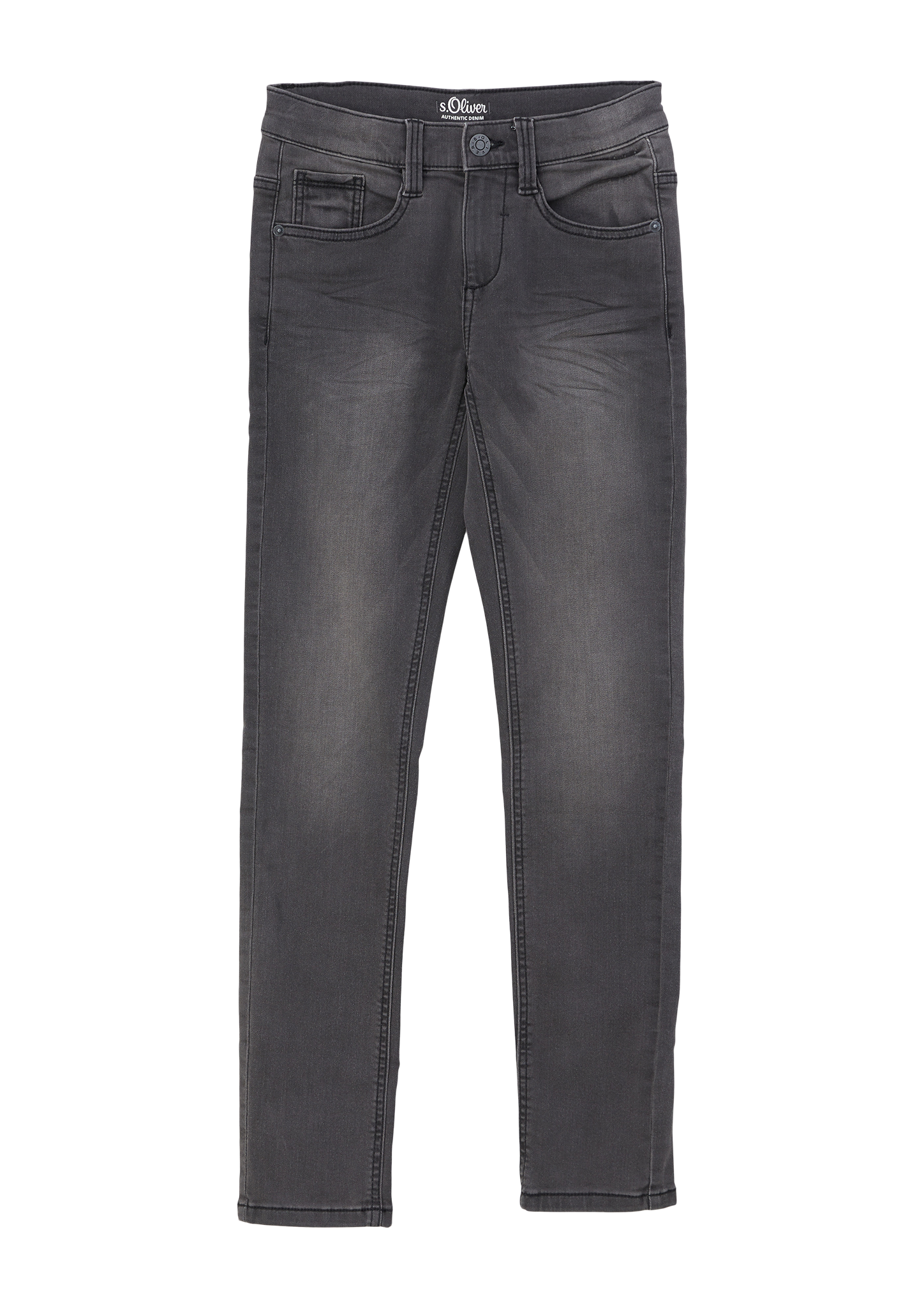 s.Oliver - Jeans Super Skinny Seattle / Super Skinny Fit / Mid Rise / Super Skinny Leg, Jungen, grau