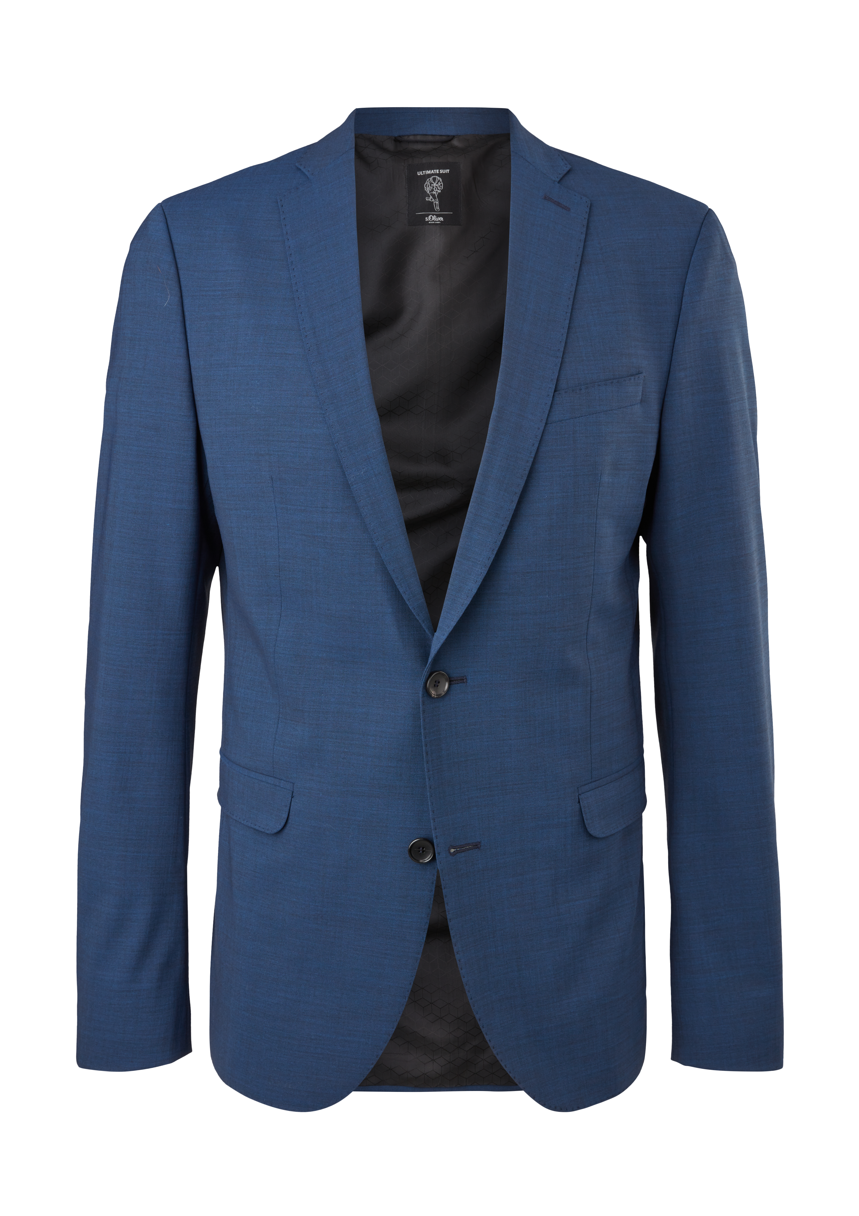 s.Oliver - Slim Fit: Sakko mit Hyperstretch, Herren, blau