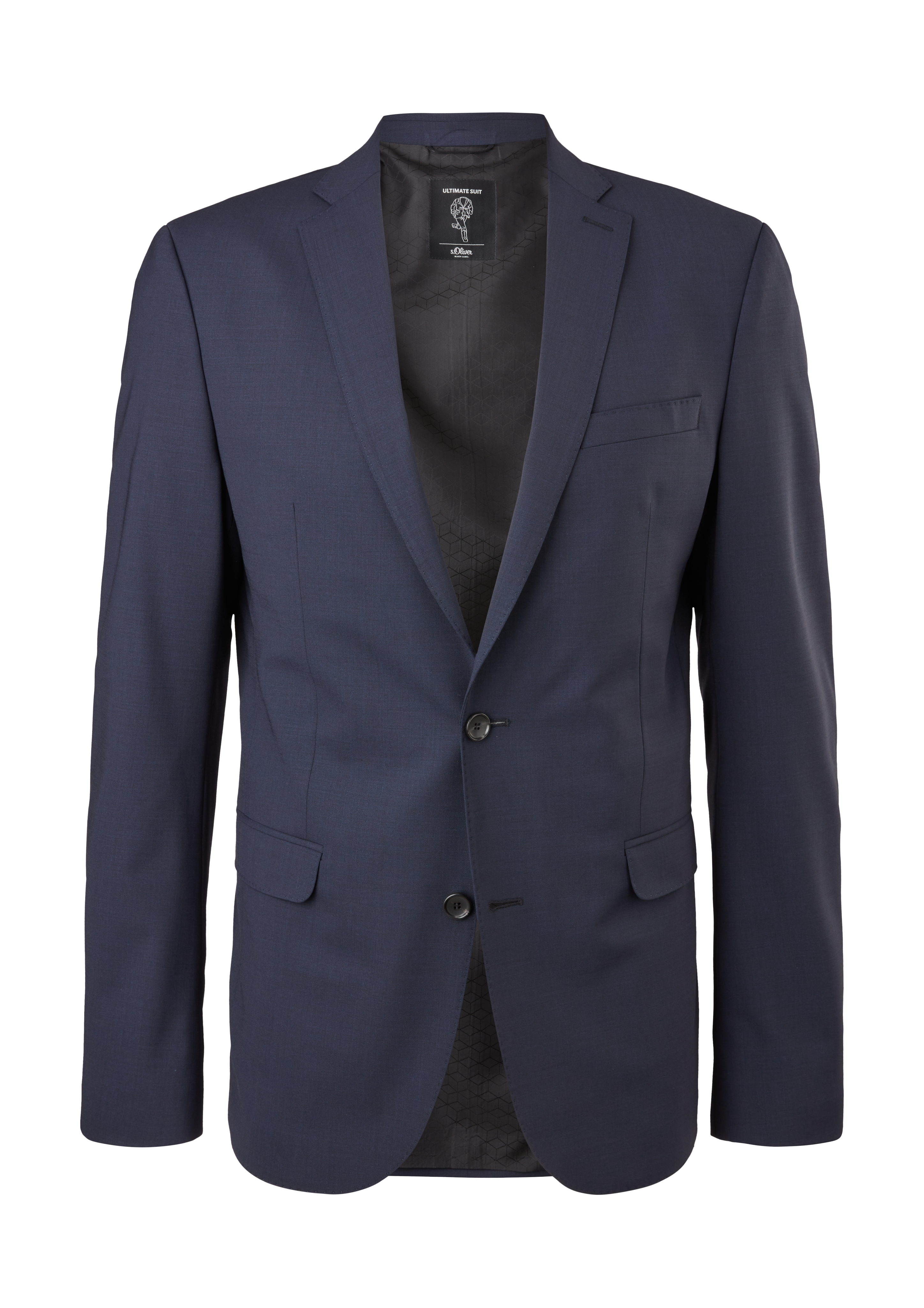 s.Oliver - Slim Fit: Sakko mit Hyperstretch, Herren, blau