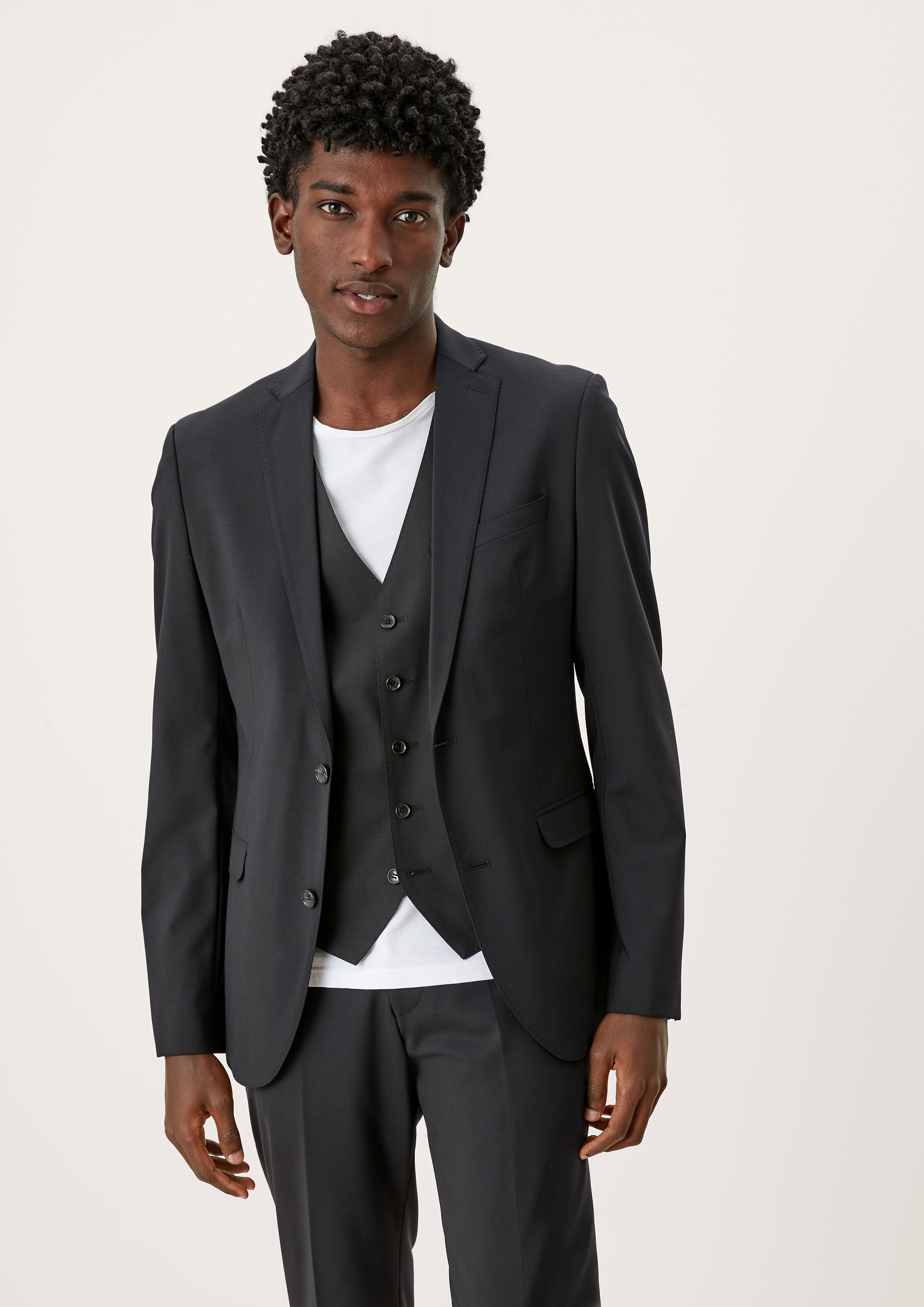 S.Oliver Slim Fit: Sakko mit Hyperstretch