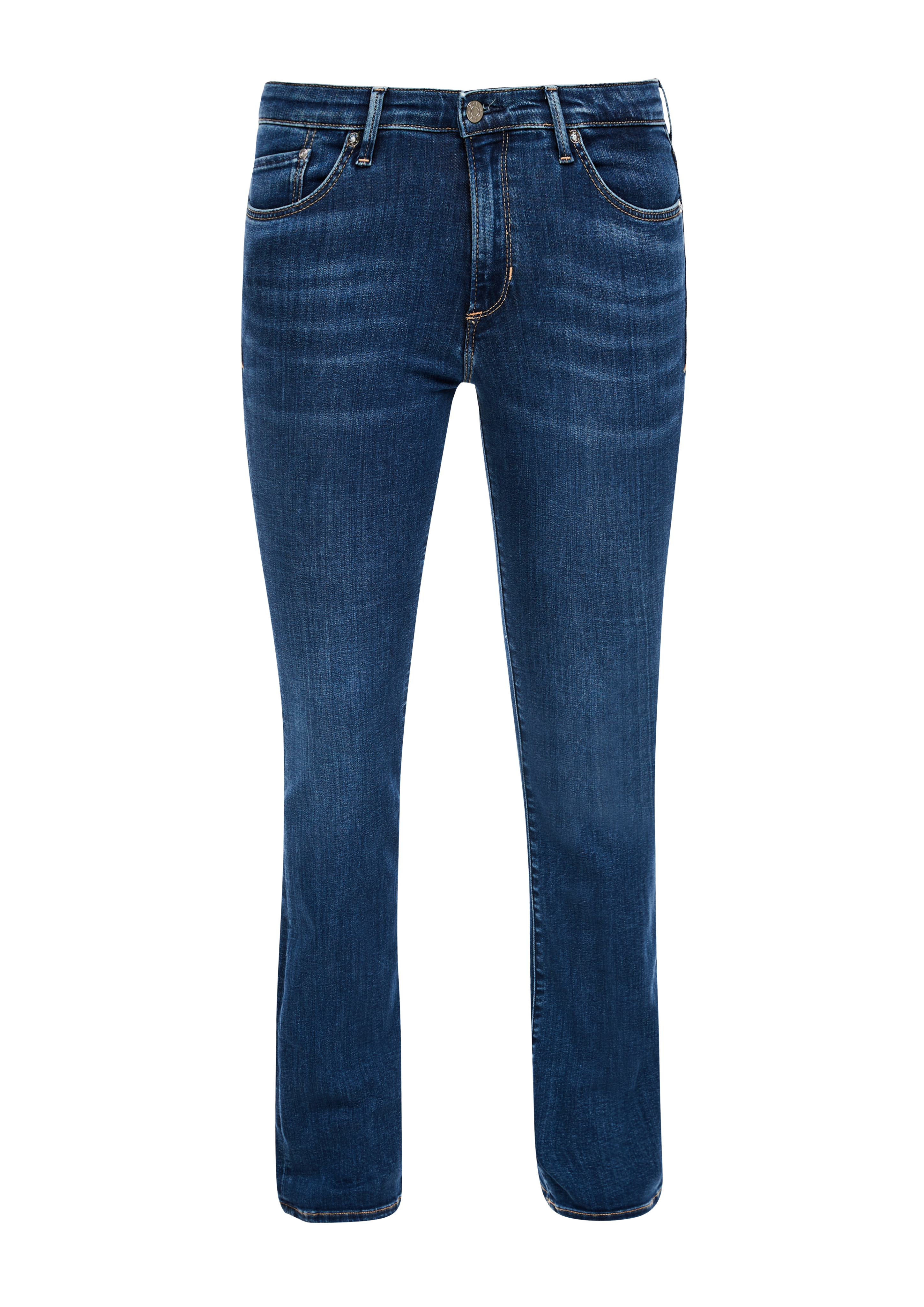 s.Oliver - Jeans Beverly / Slim Fit / Mid Rise / Bootcut Leg, Damen, blau