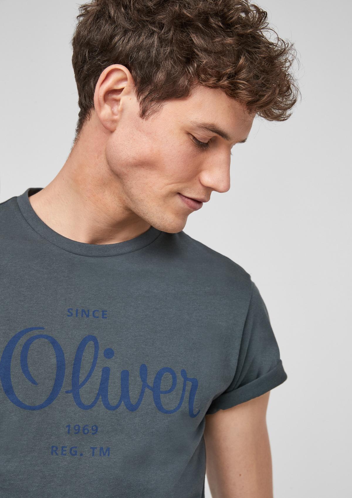 s.Oliver T-shirt en jersey à l’effigie de la marque