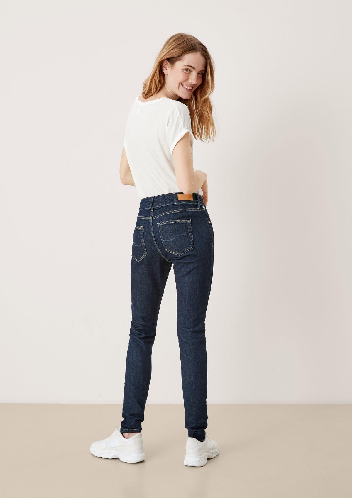 s.Oliver Slim: jeans hlače spranega videza  