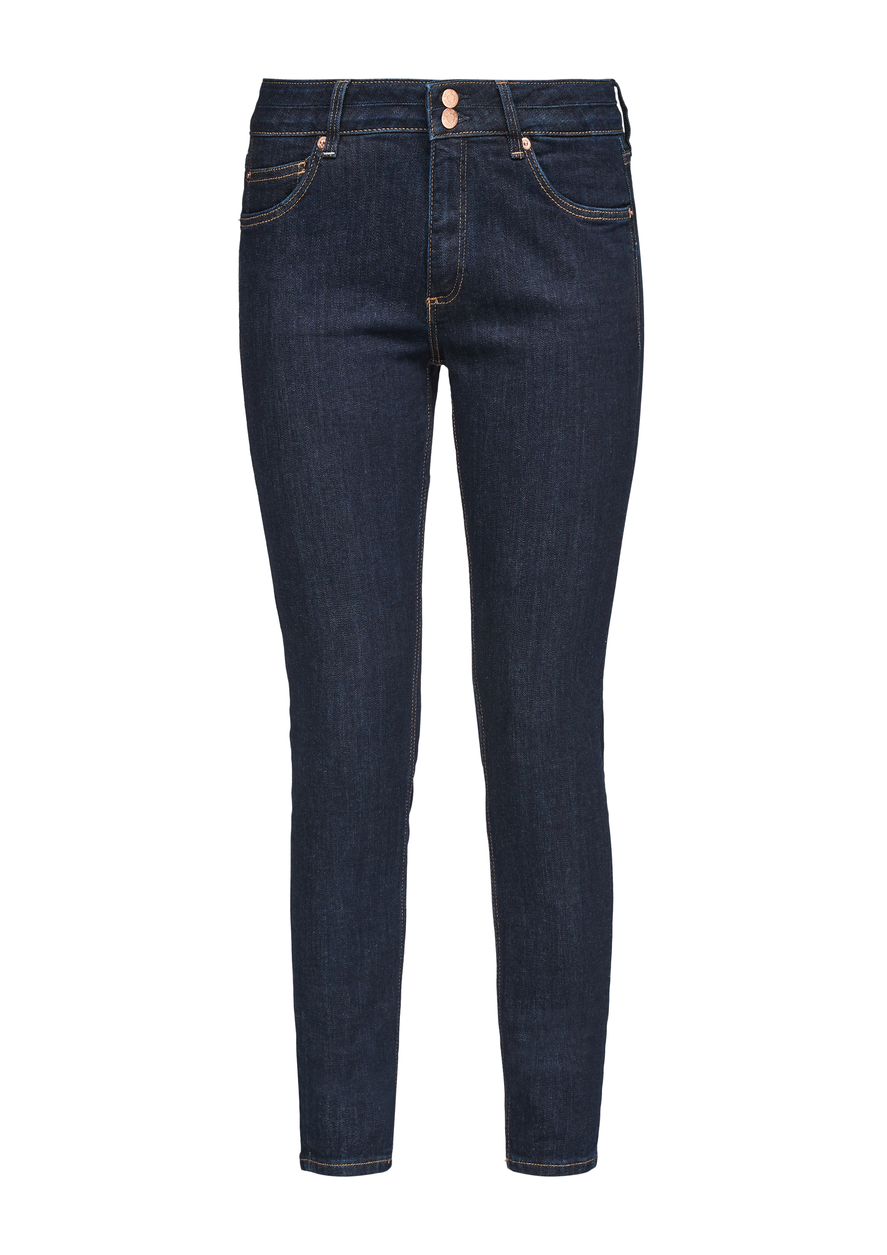 QS - Jeans Sadie / Skinny Fit / Mid Rise / Skinny Leg, Damen, blau