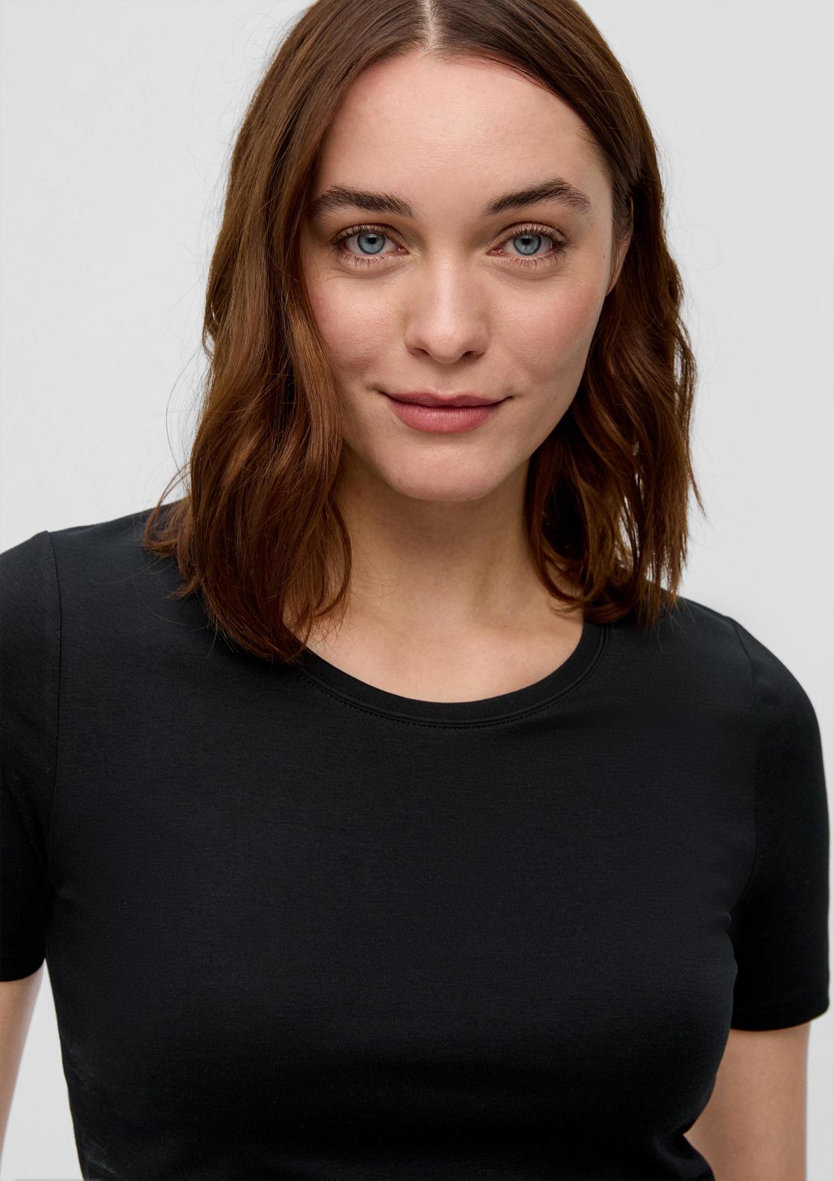 s.Oliver Jersey top with a round neckline