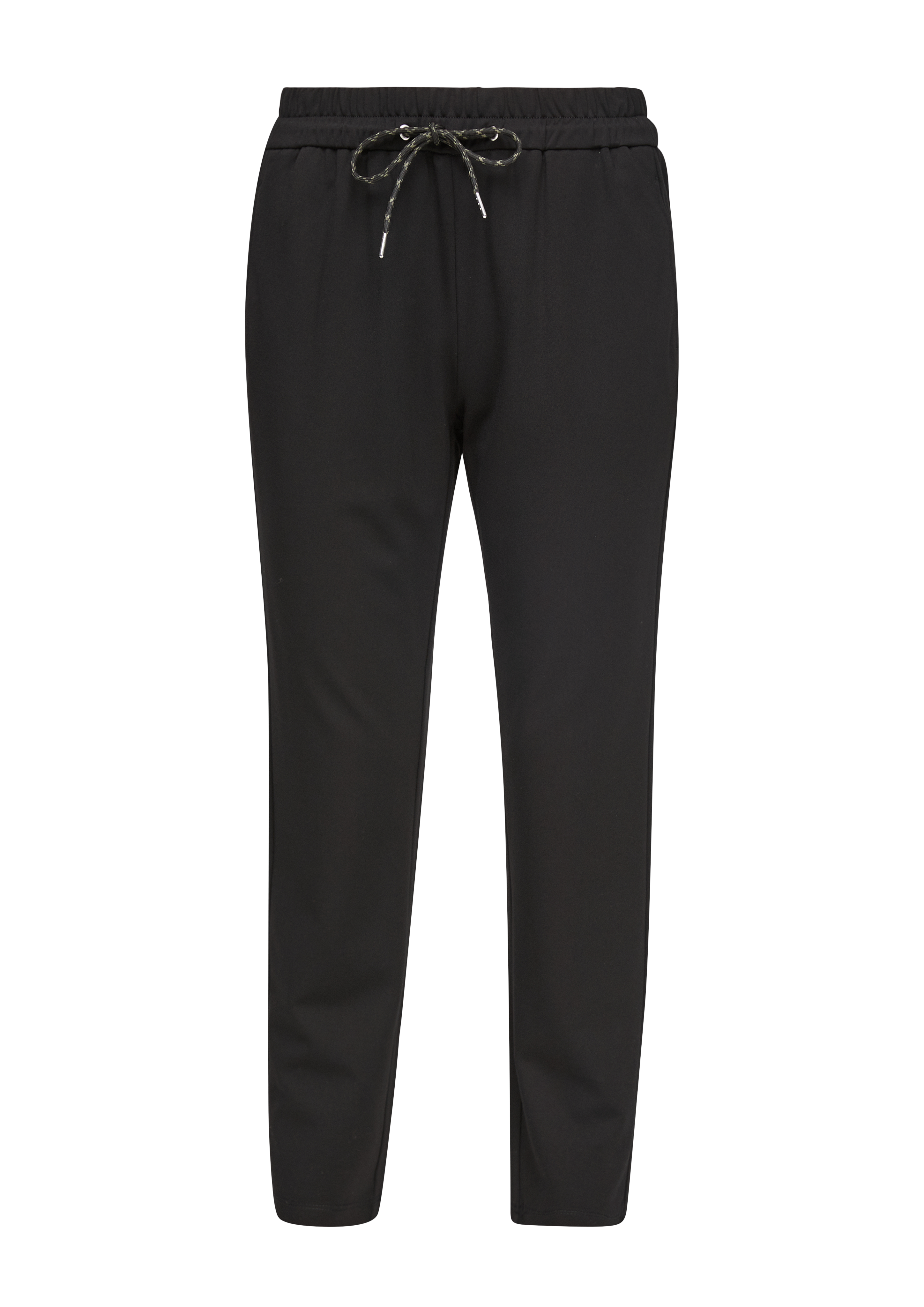 s.Oliver - Regular Fit: Interlock-Jogpants, Damen, schwarz