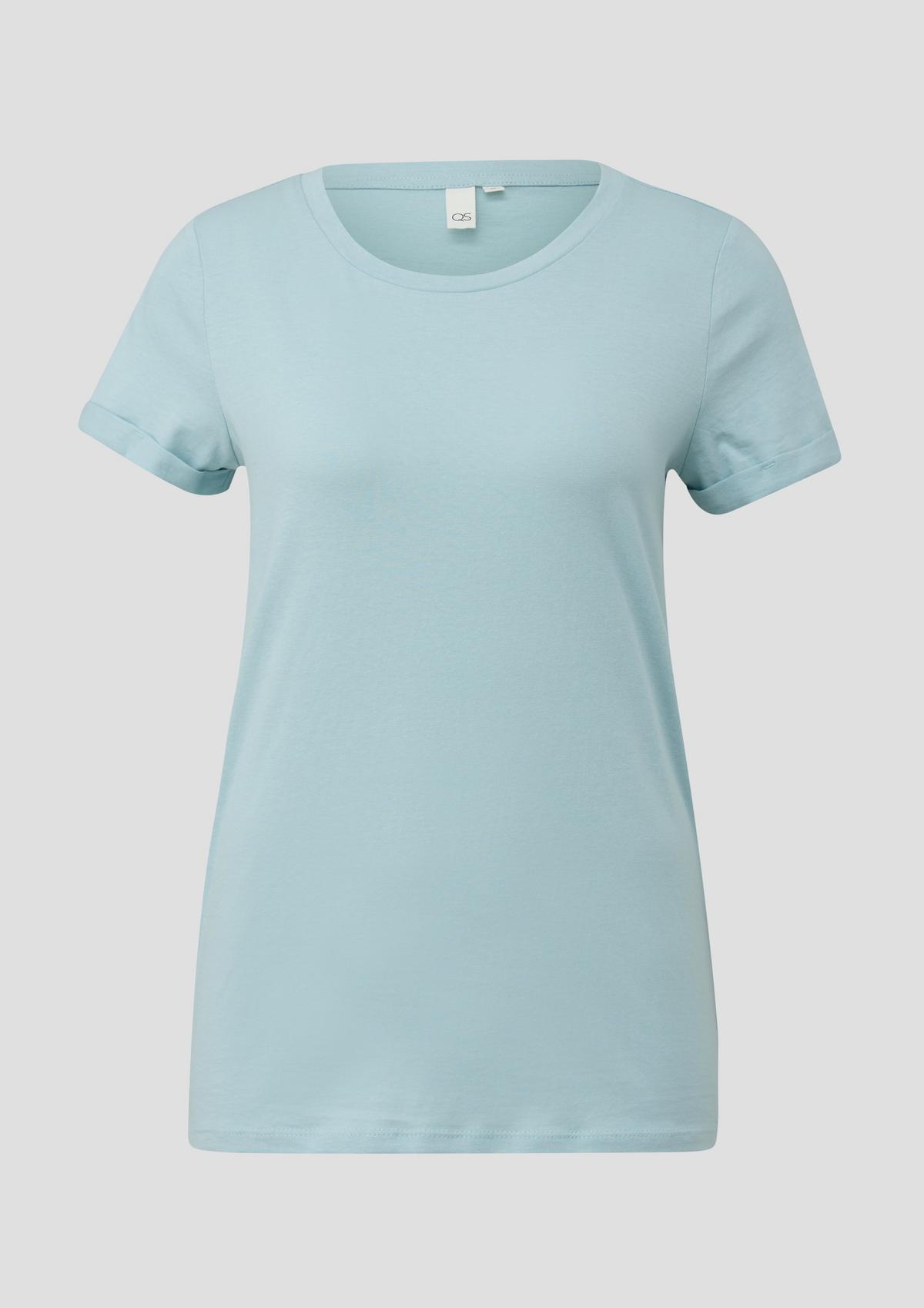 s.Oliver T-Shirt mit aufgekrempelten Ärmeln