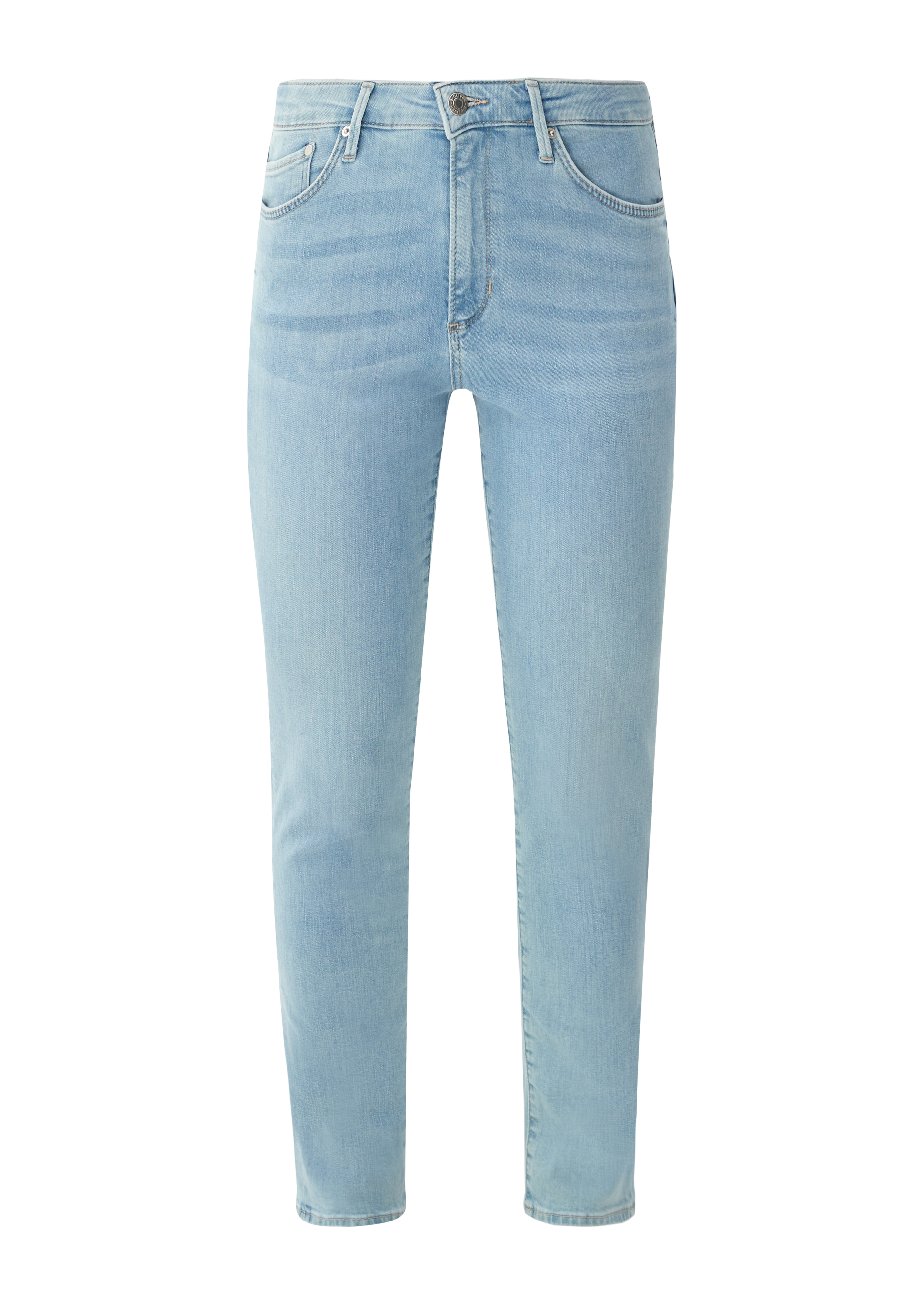 s.Oliver - Jeans Betsy / Slim Fit / Mid Rise / Slim Leg, Damen, blau