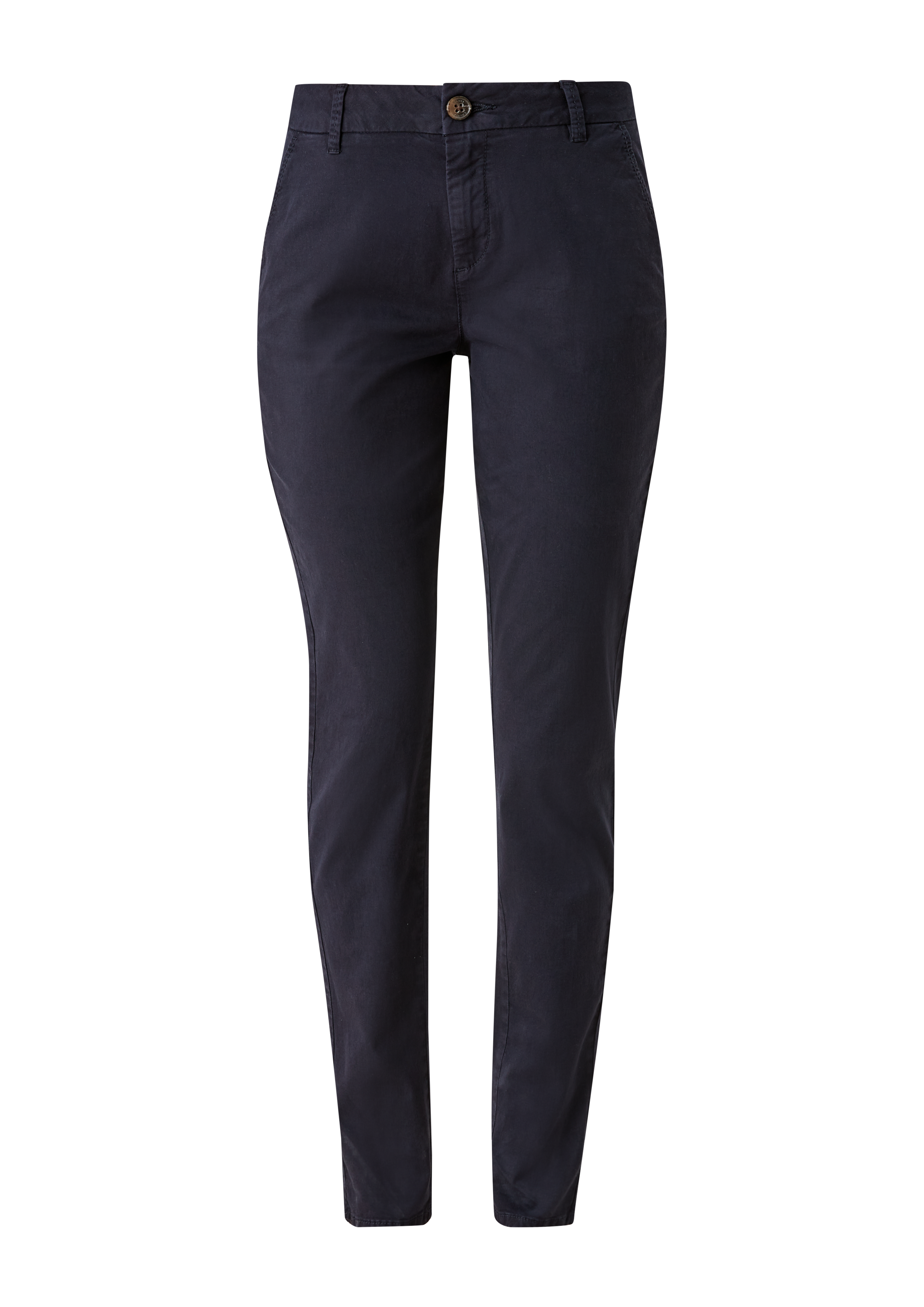 s.Oliver - Regular Fit: Stretch-Chino, Damen, blau