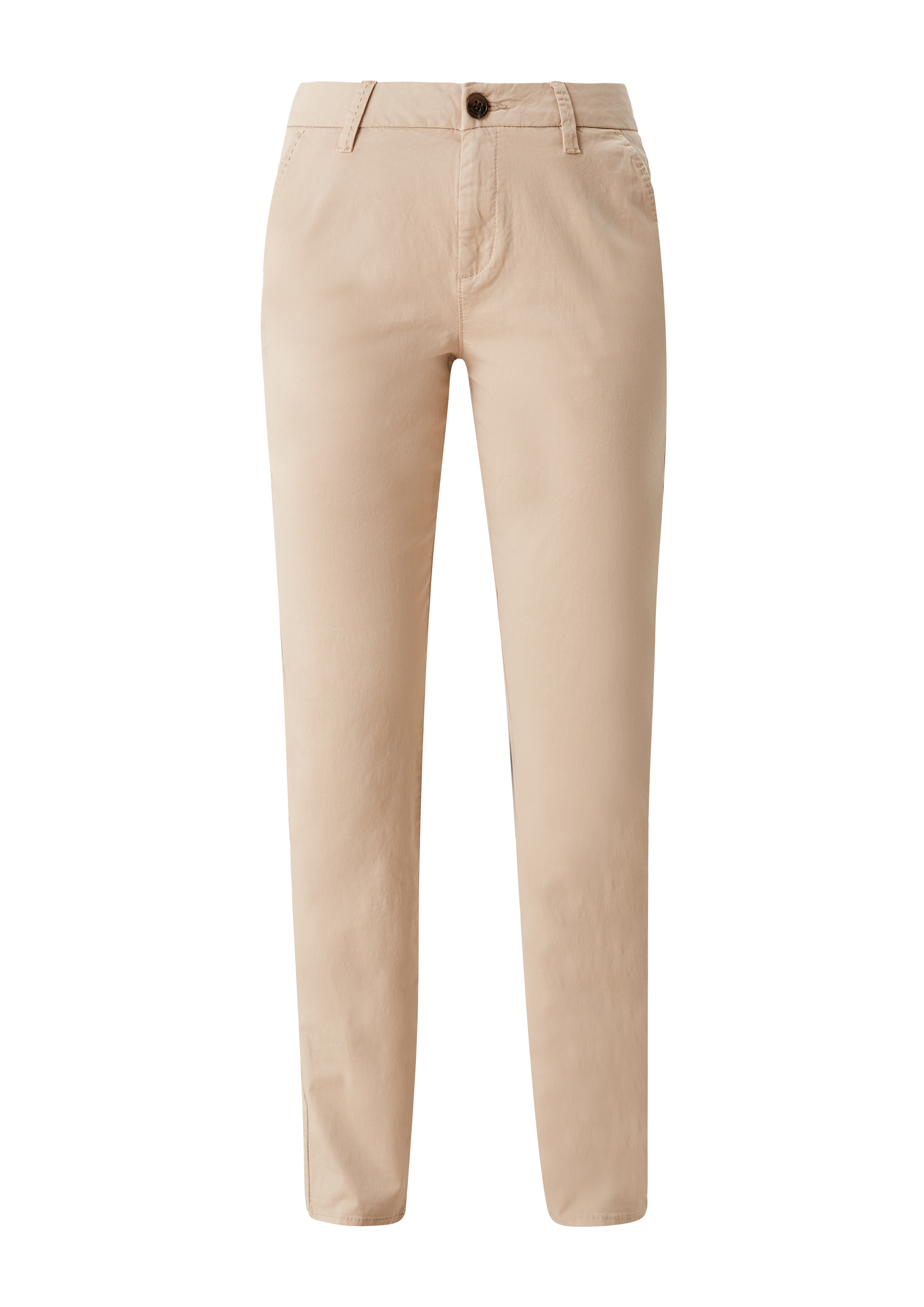 s.Oliver - Regular Fit: Stretch-Chino, Damen, braun