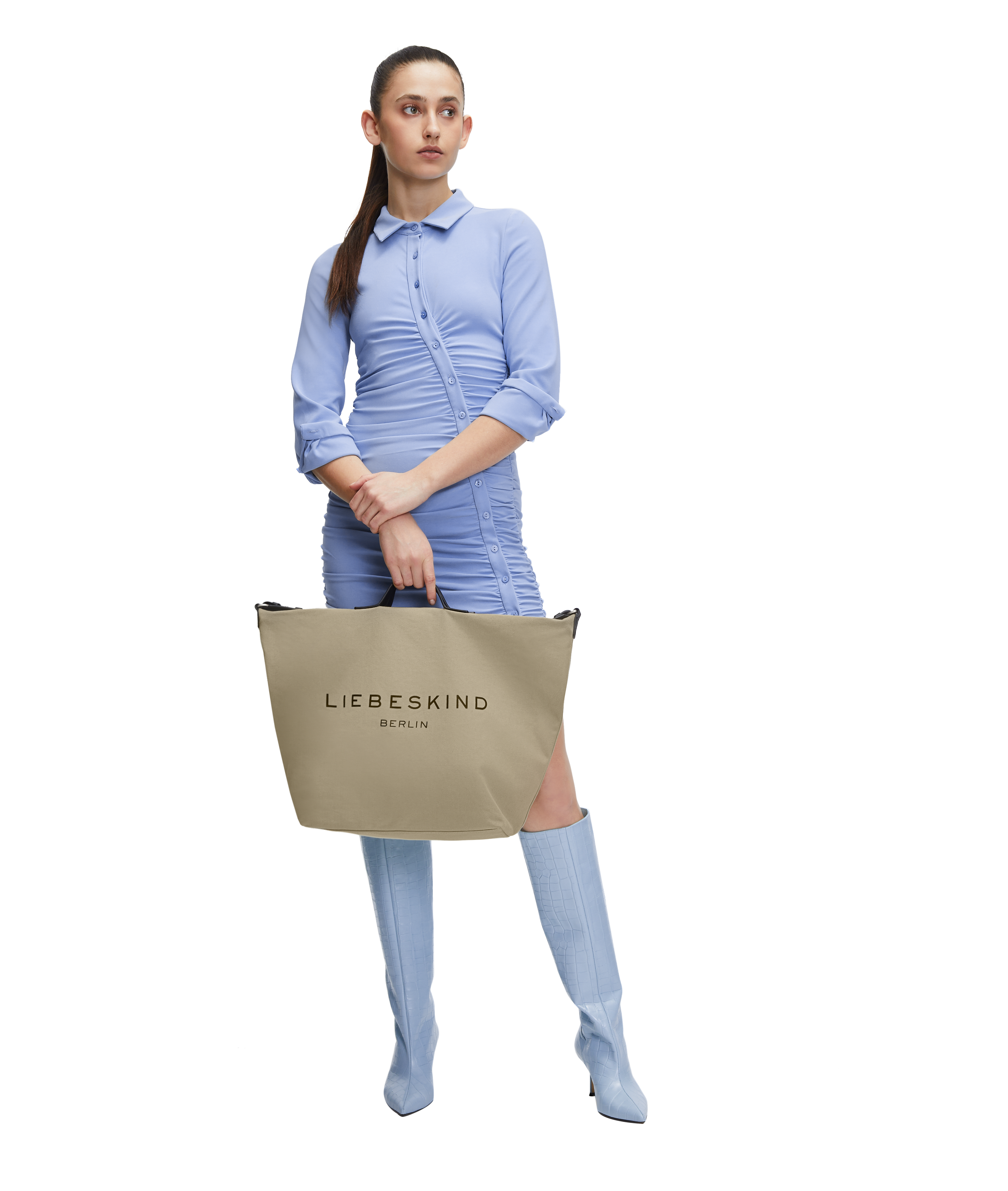 LIEBESKIND BERLIN Borsa Hobo Donna Clea – Grande, A Tracolla, 54x38x10 Cm, Design Unico