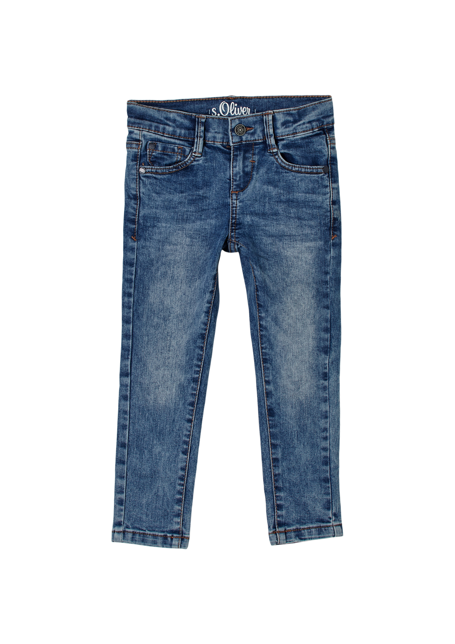 s.Oliver - Jeans Skinny Brad / Slim Fit / Mid Rise / Skinny Leg, Kinder, blau