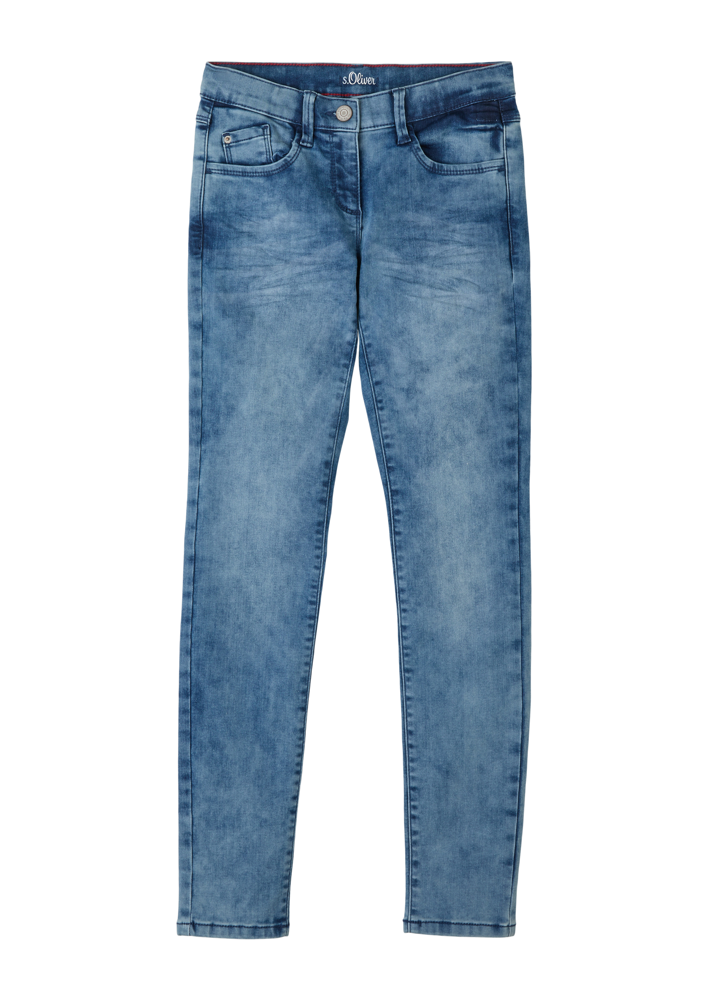 s.Oliver - Jeans Skinny Suri / Skinny Fit / High Rise / Skinny Leg, Mädchen, blau