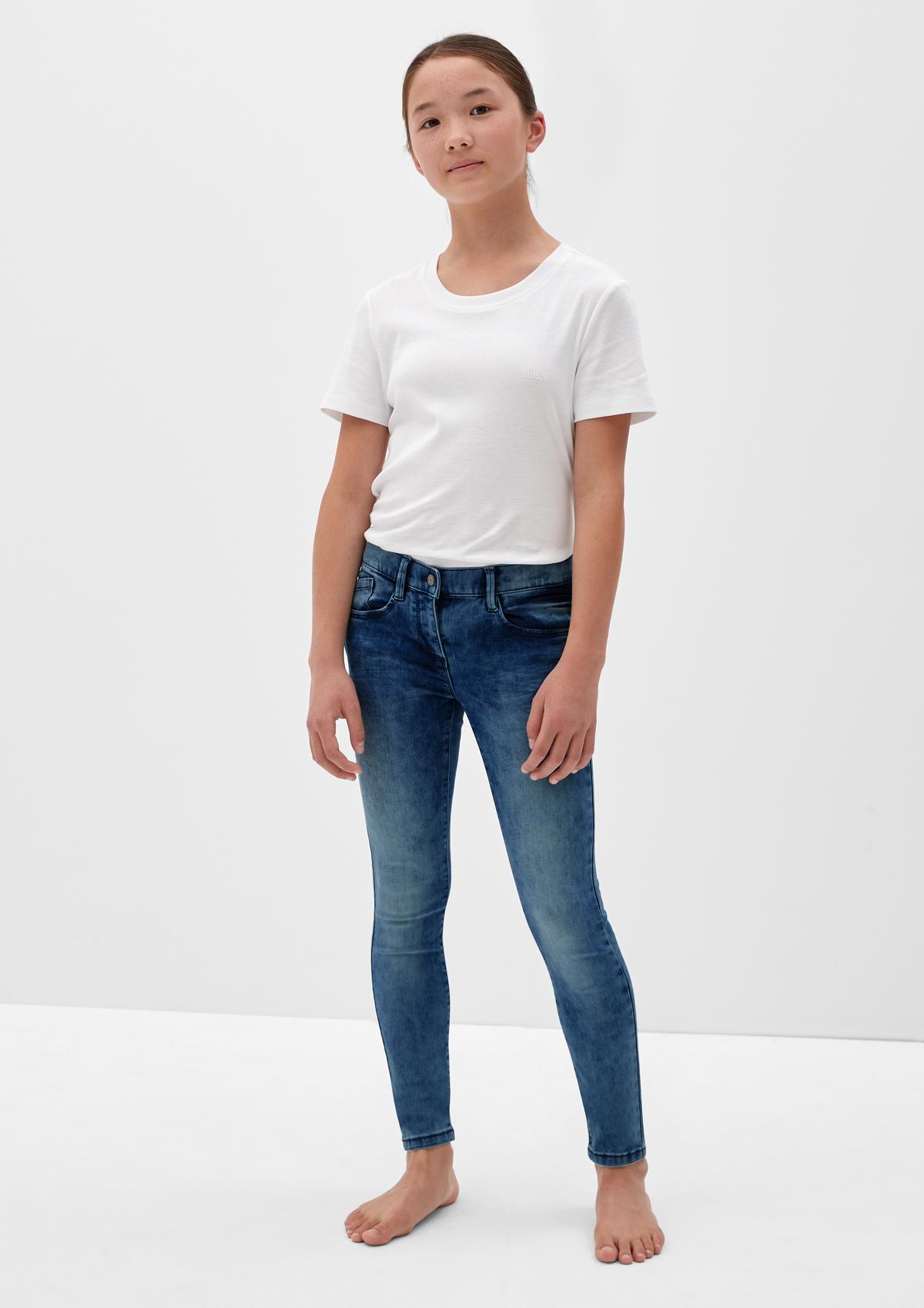 s.Oliver Slim: jeans hlače s toplo notranjo stranjo