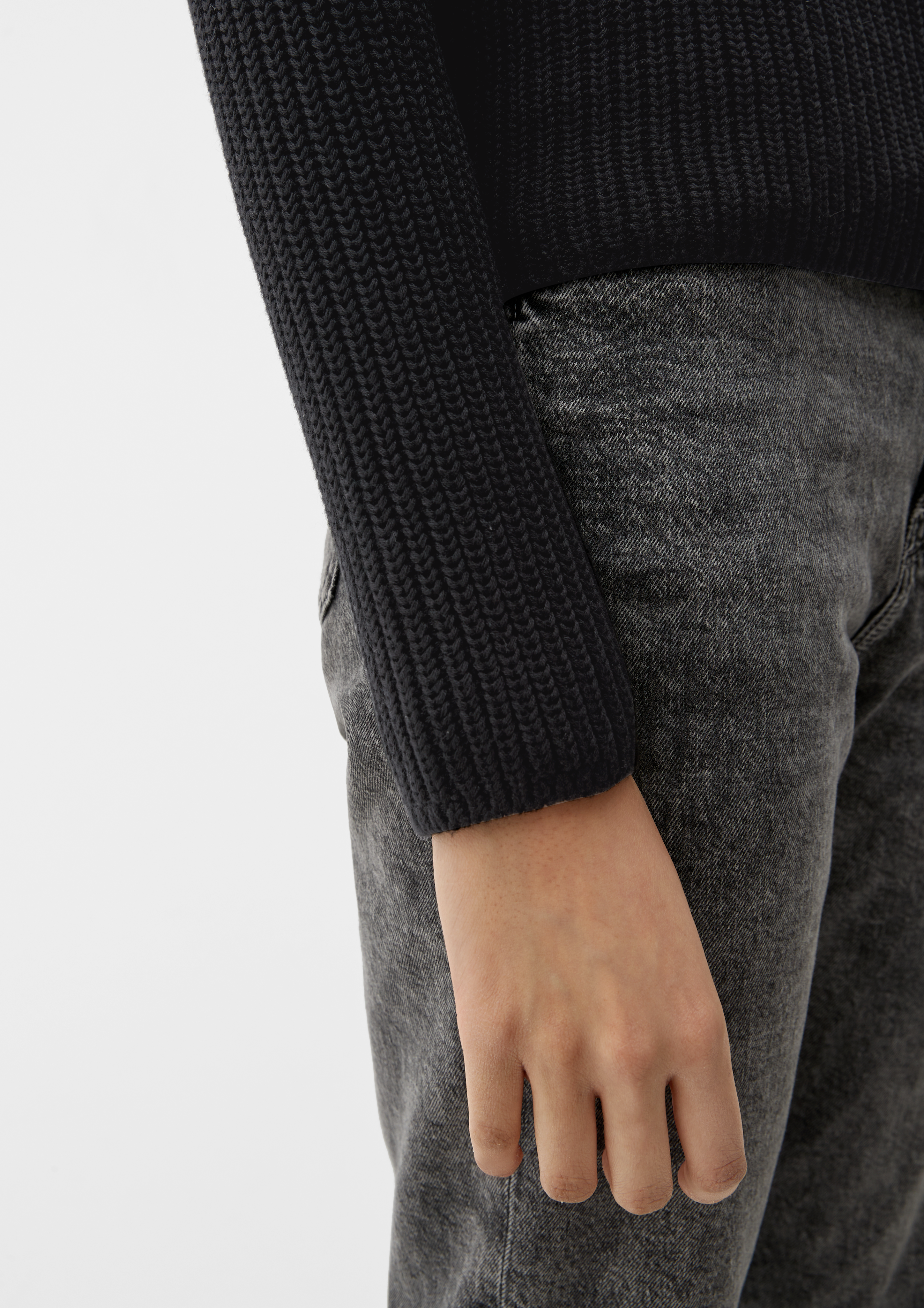 Strickpullover in 9999 & 82W0