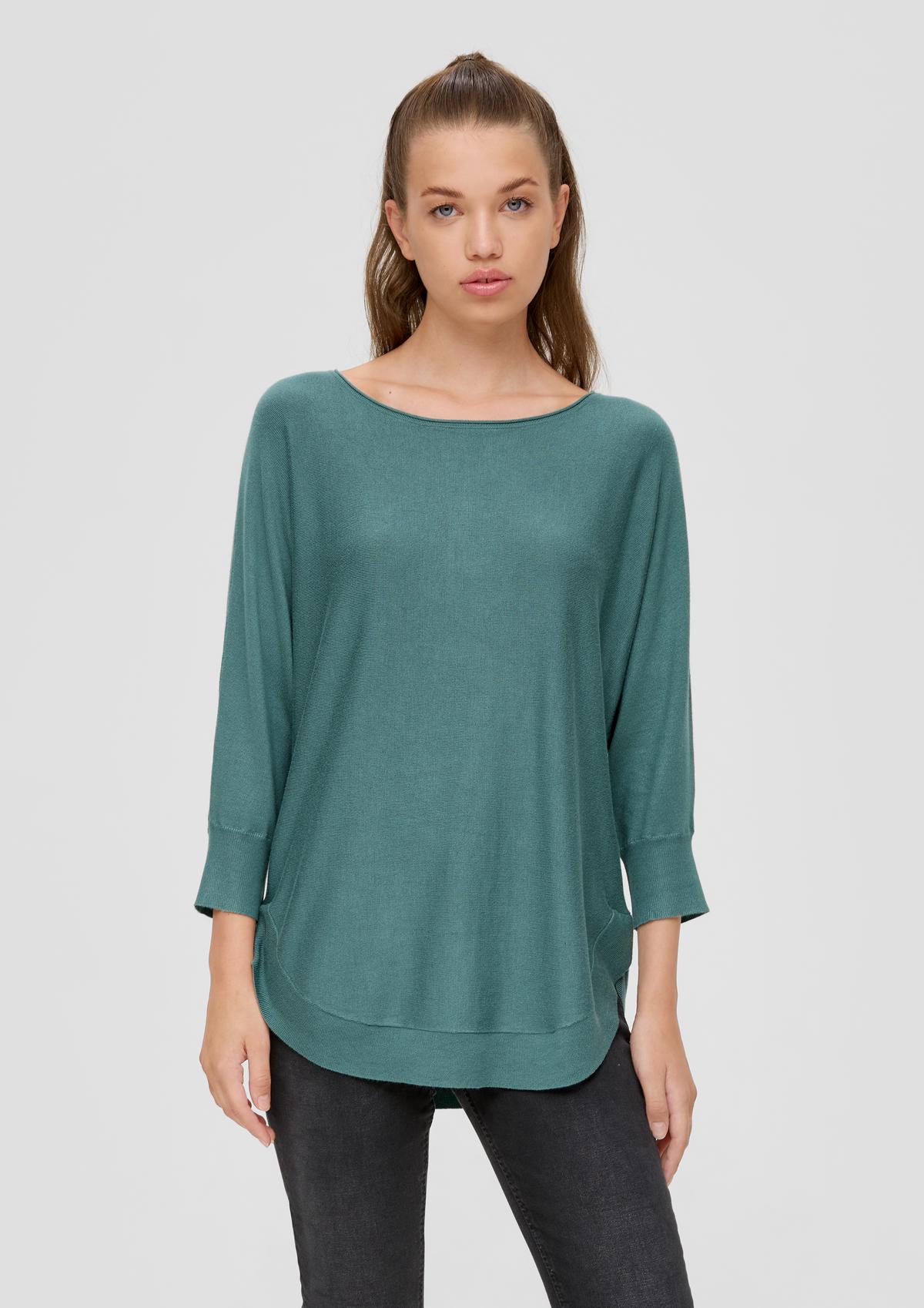 s.Oliver Knitted jumper with batwing sleeves